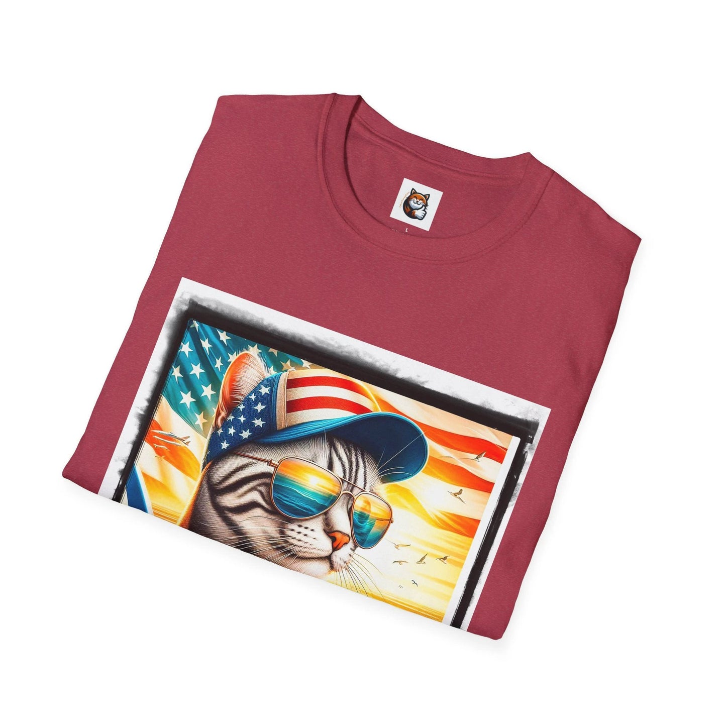 American Shorthair American dream Softstyle T-Shirt by Printify