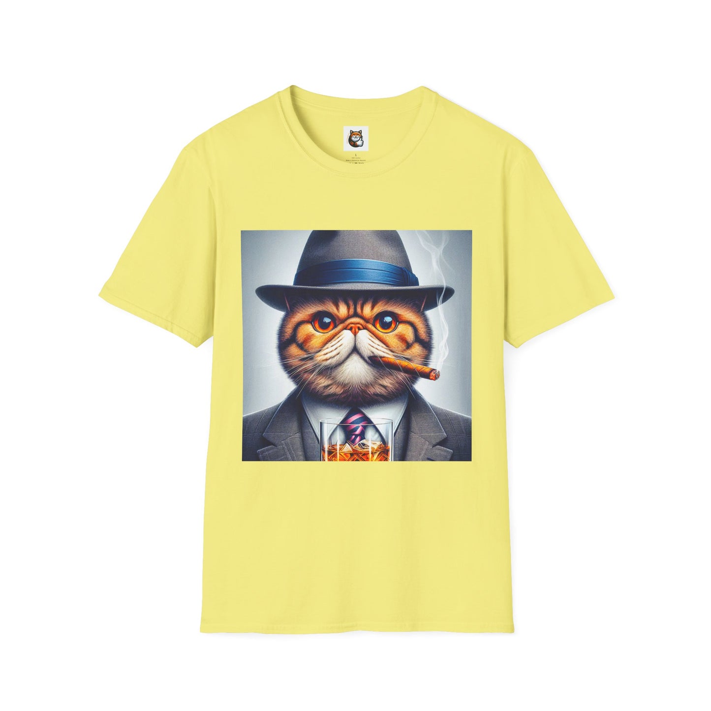 Exotic Shorthair Cat Unisex Softstyle T-Shirt