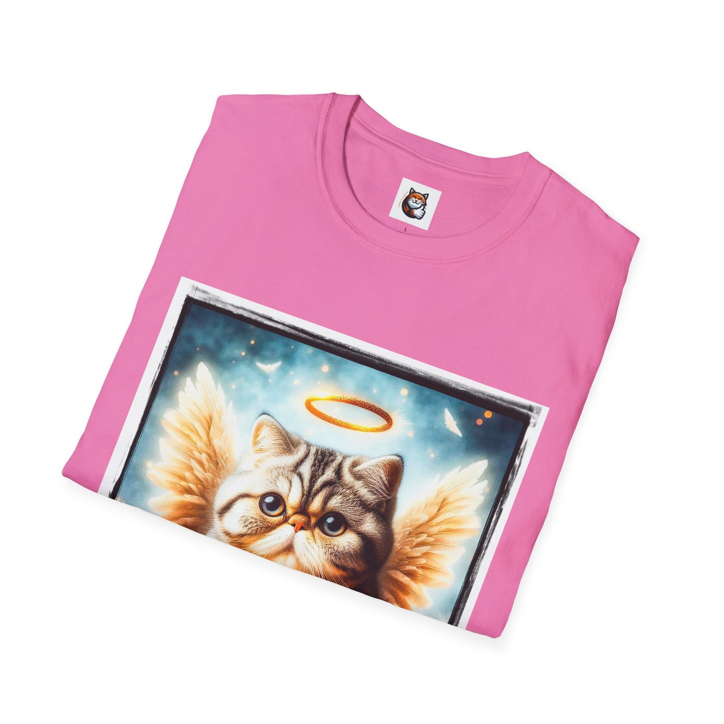 Exotic Shorthair Cat Unisex Softstyle T-Shirt
