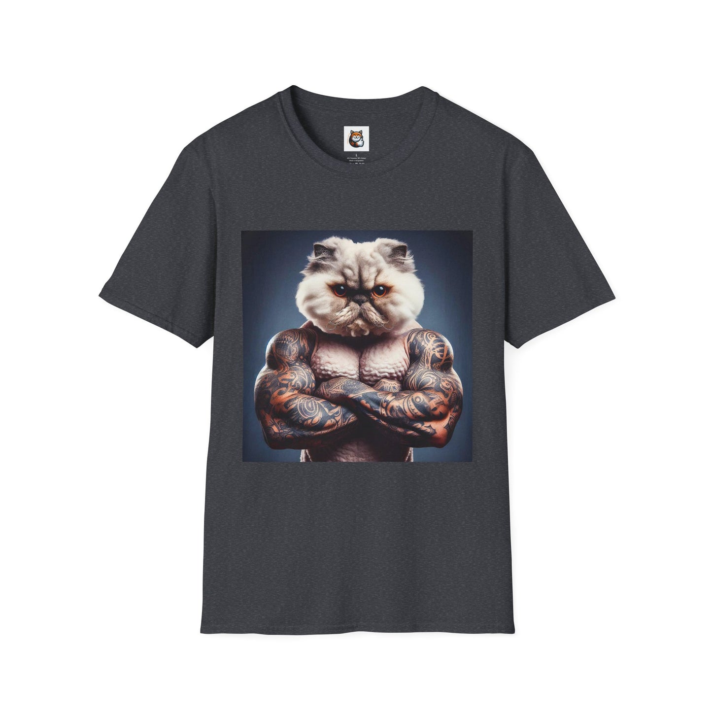 Selkirk Rex Cat T-Shirt - gym day