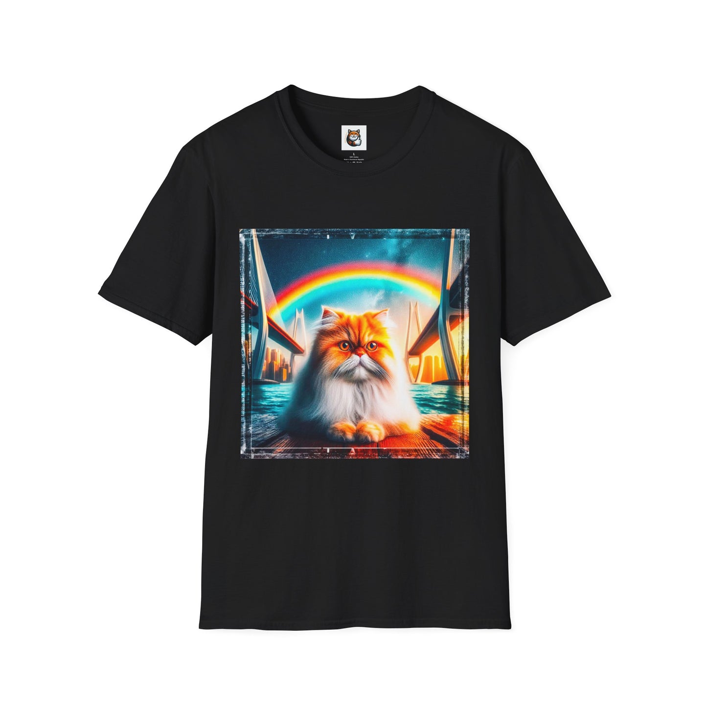 Persian Cat Unisex Softstyle T-Shirt
