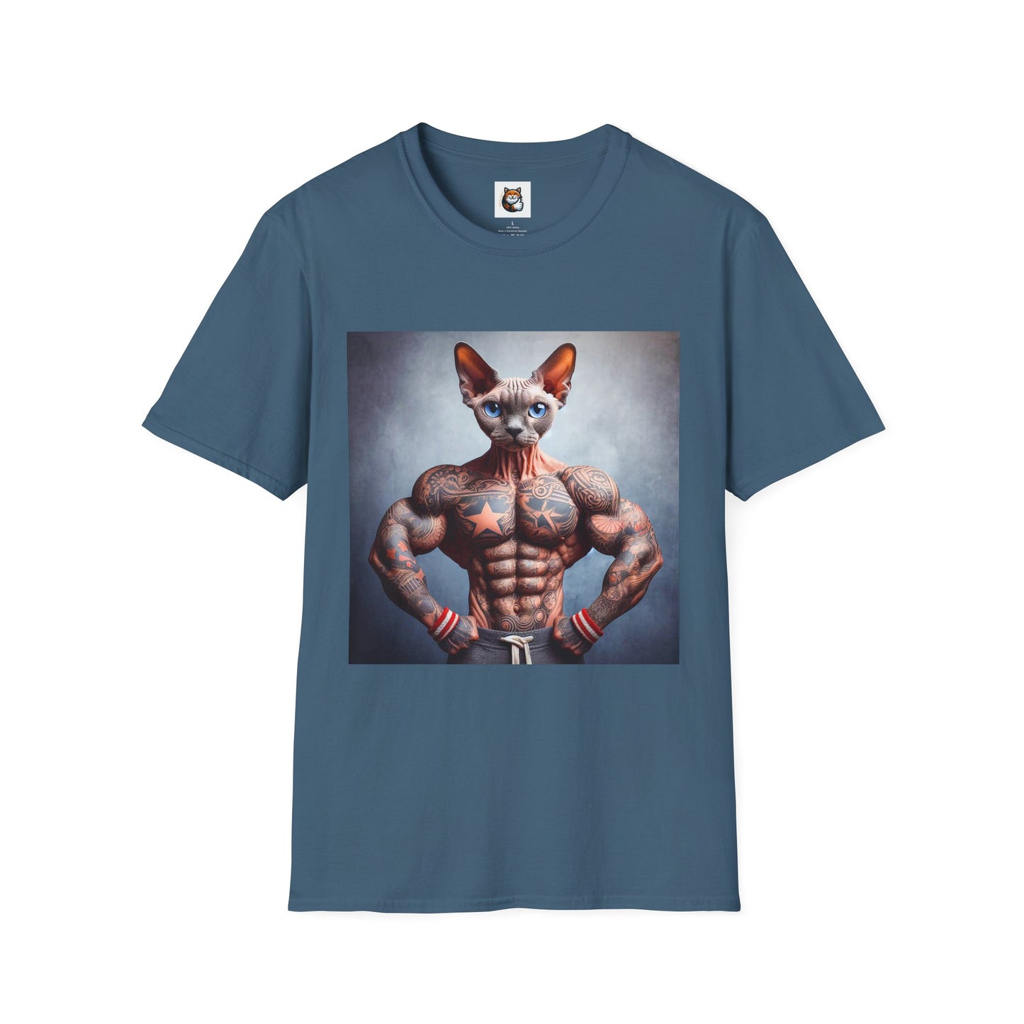 Devon Rex Cat Unisex Softstyle T-Shirt
