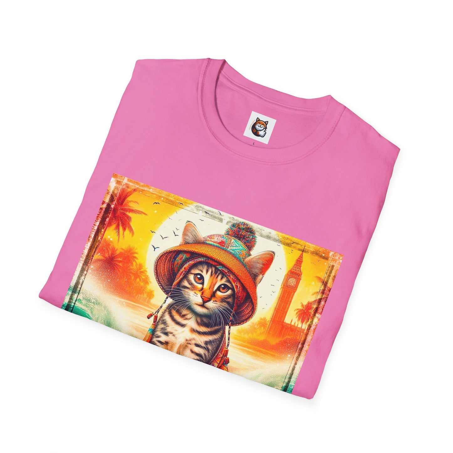 Domestic Cat Unisex Softstyle T-Shirt