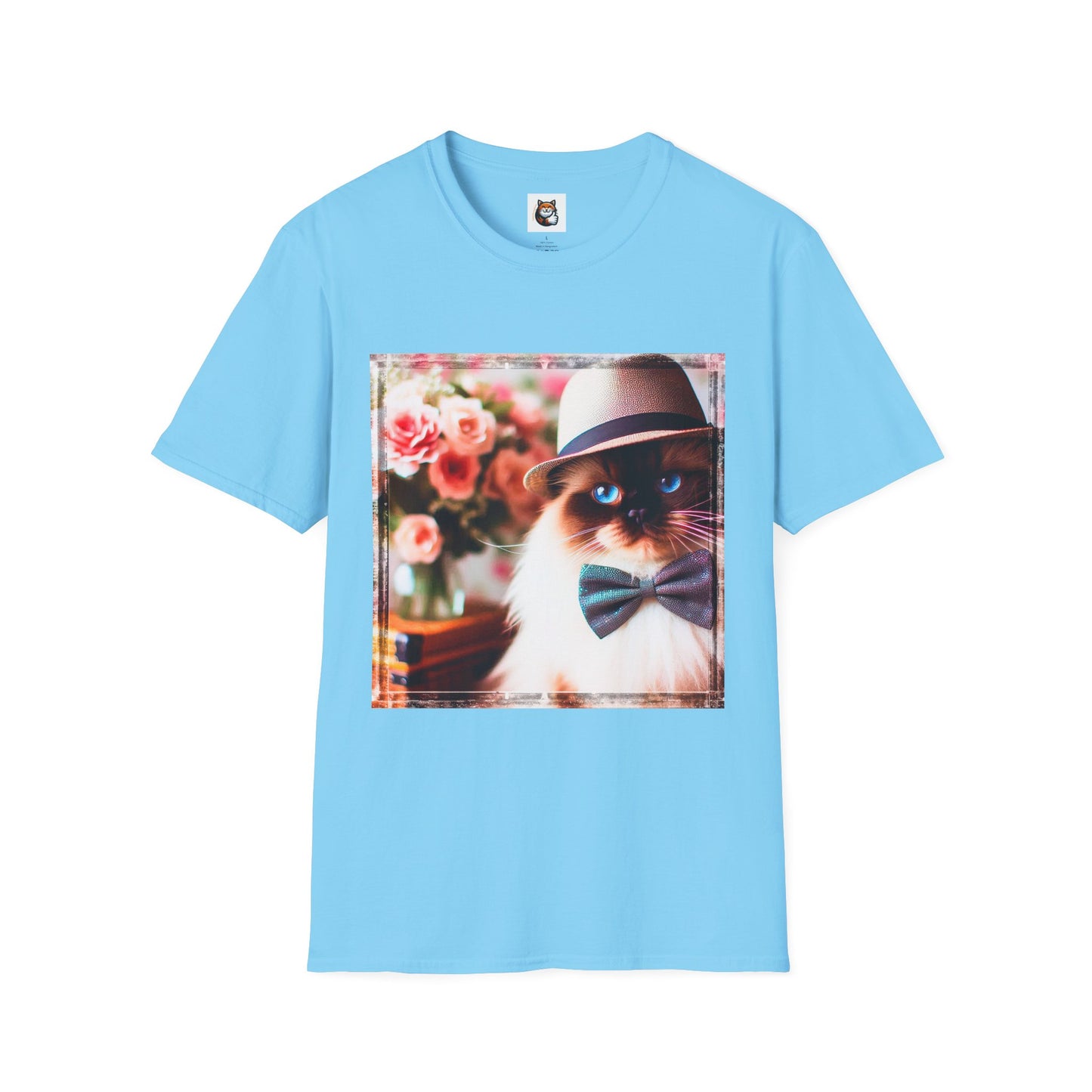 Ragdoll Unisex bow tie and hat T-Shirt
