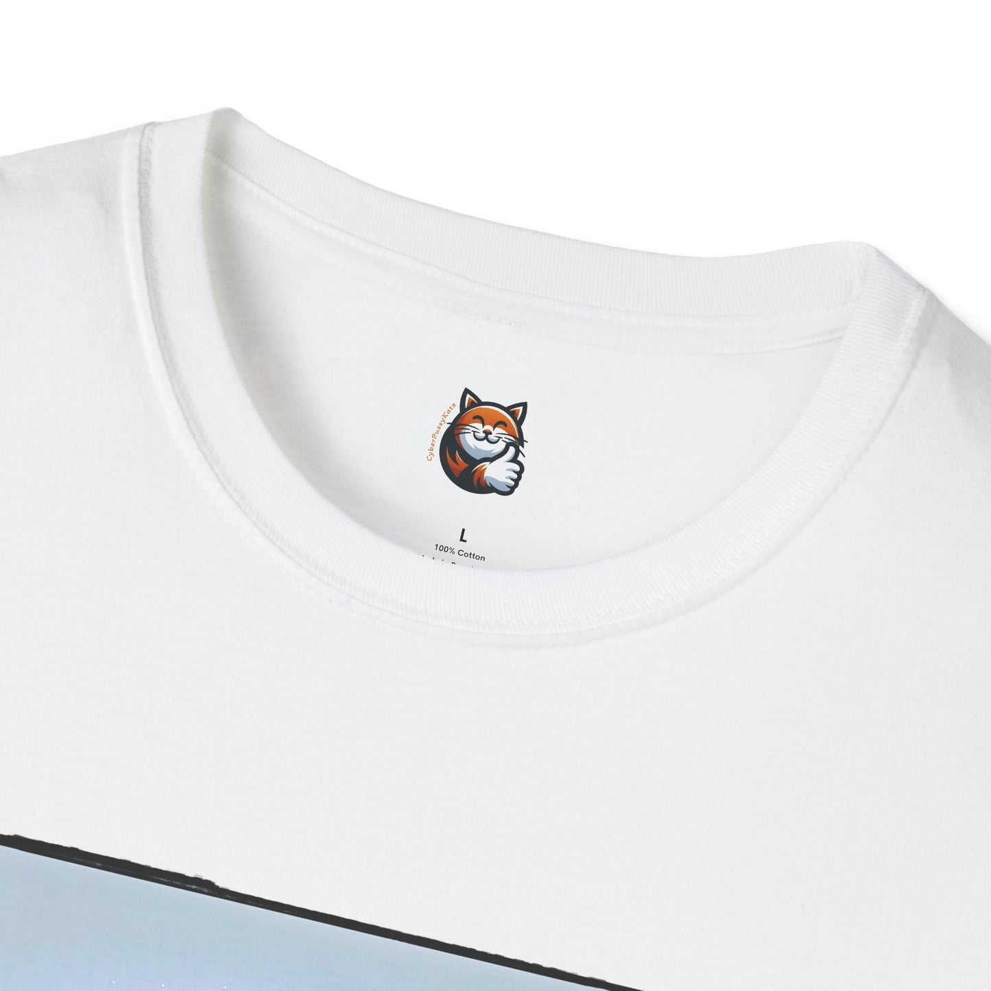 Devon Rex Cat rainbow Softstyle T-Shirt