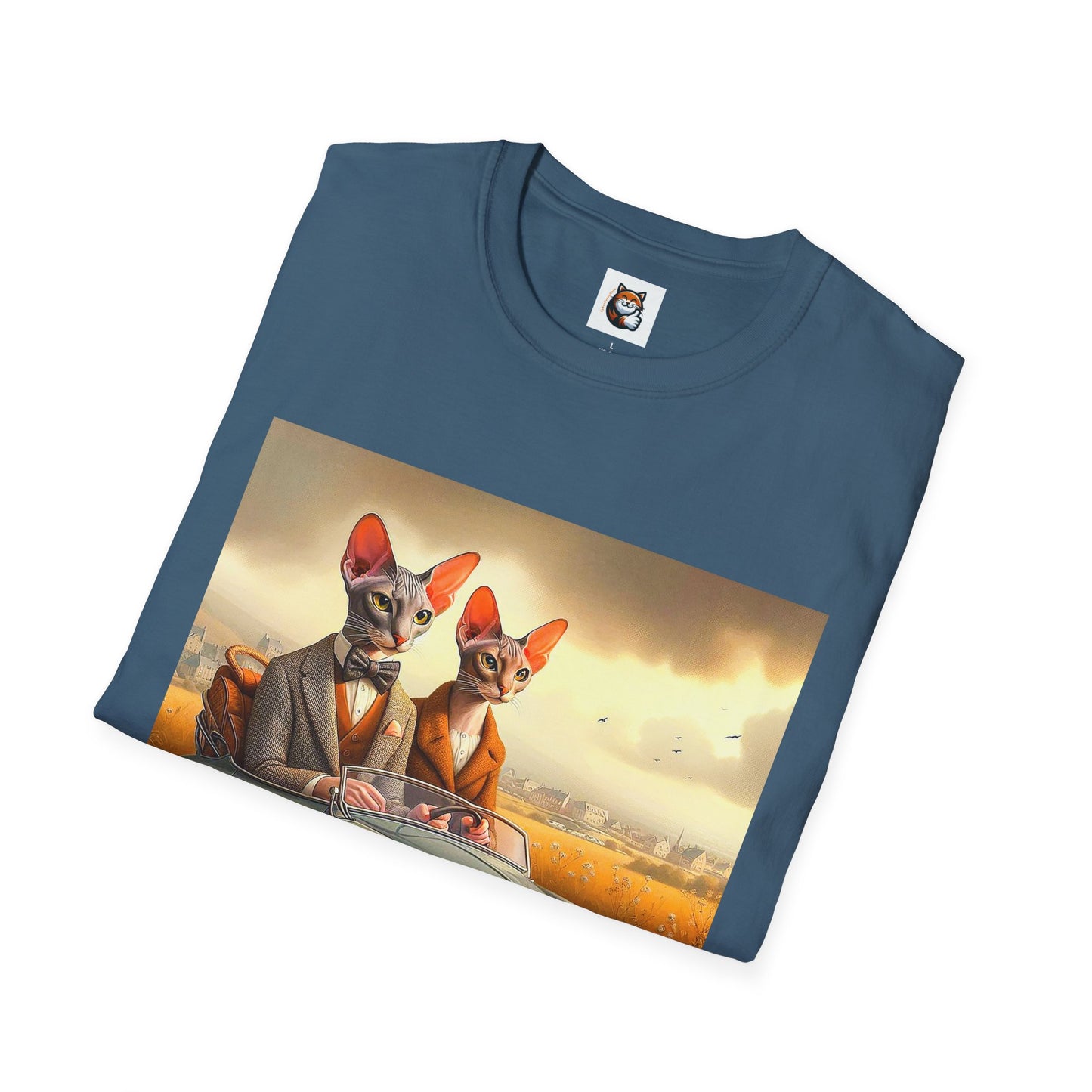 Wacky Oriental Shorthair Unisex Softstyle T-Shirt