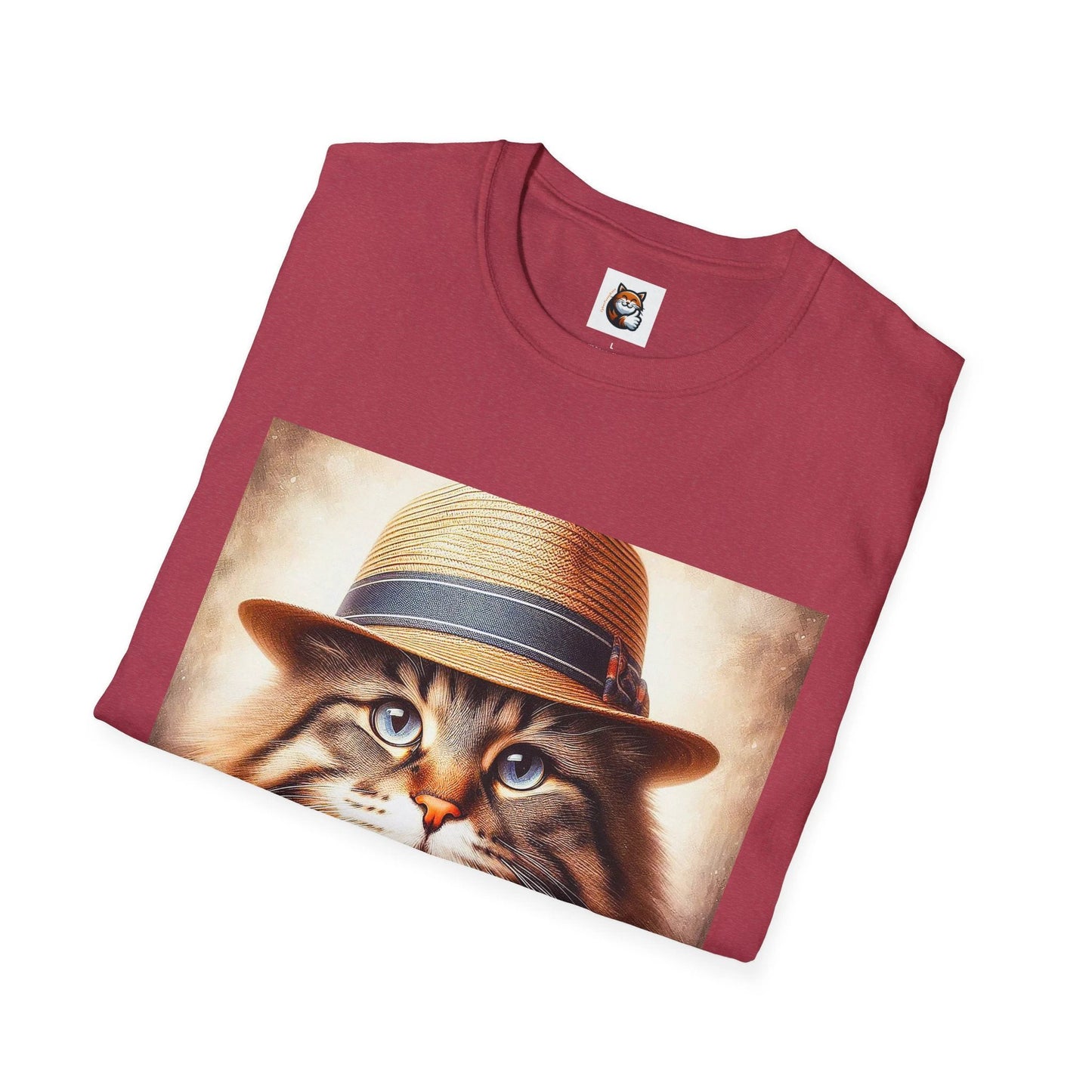 Norwegian Forest Cat Unisex Softstyle T-Shirt by Printify