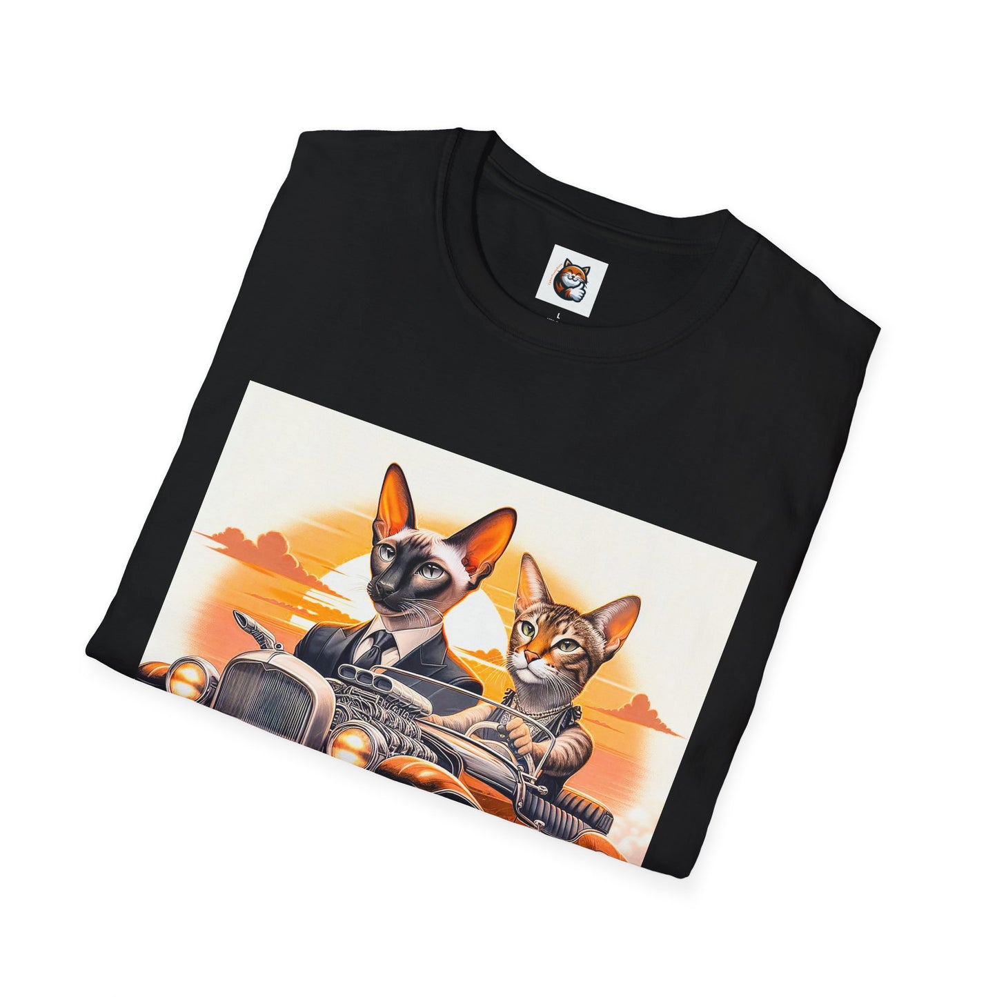 Wacky Oriental Shorthair Unisex Softstyle T-Shirt