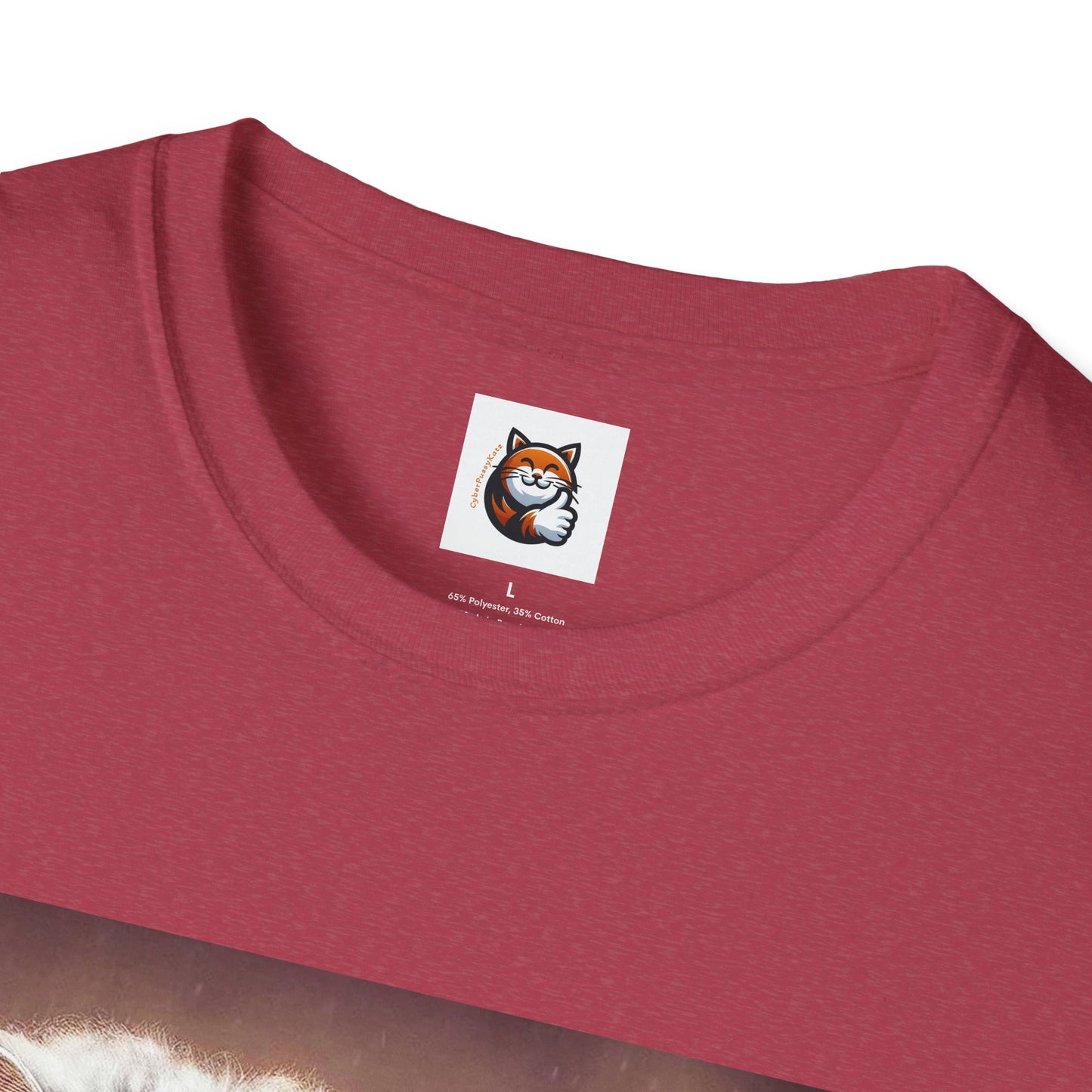 Wacky Selkirk Rex Cat T-Shirt angry couple