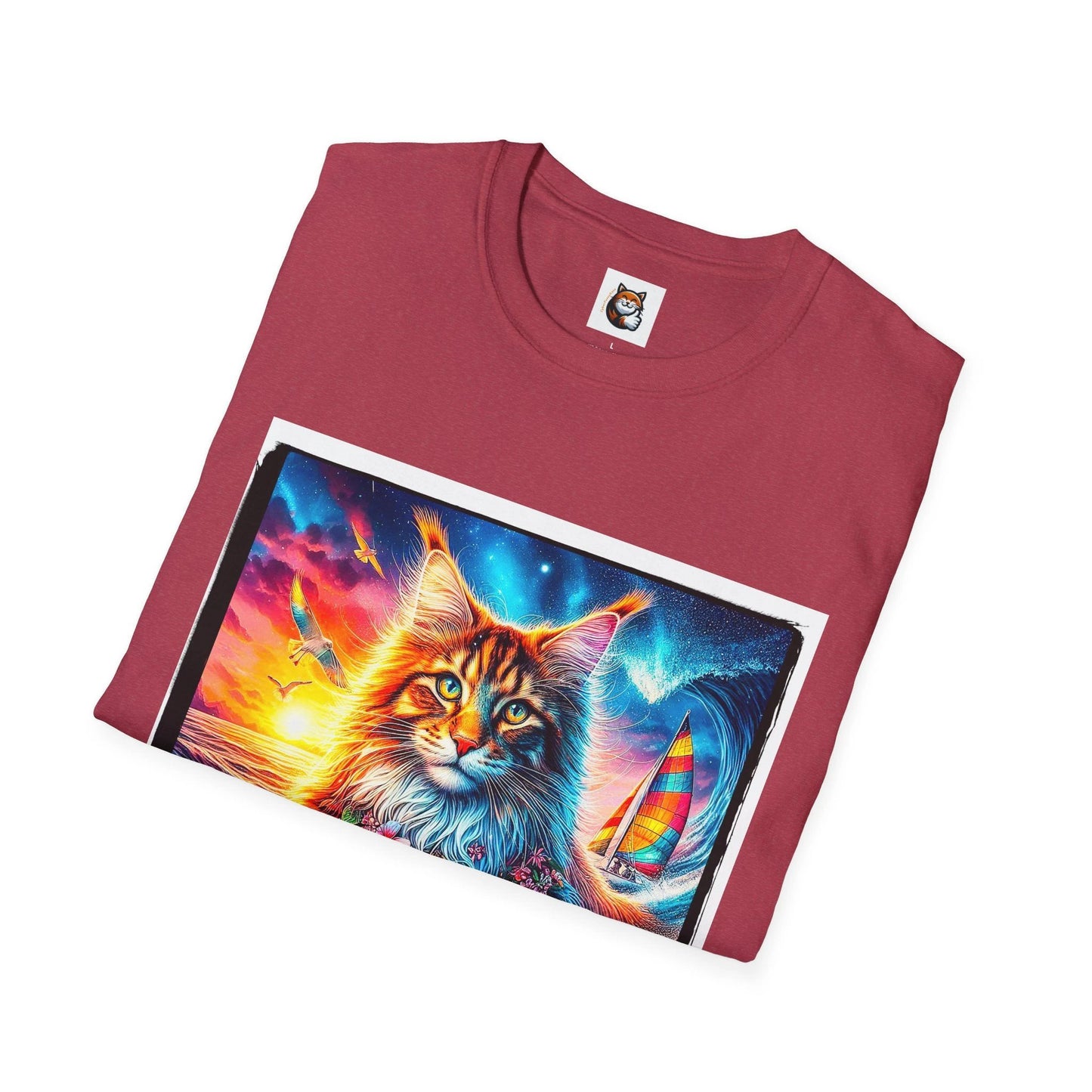Maine Coon Unisex Softstyle T-Shirt by Printify