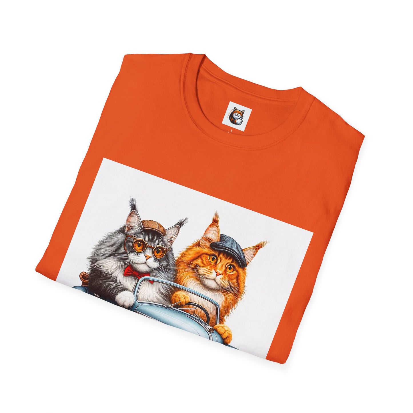 Wacky Maine Coon Unisex Softstyle T-Shirt