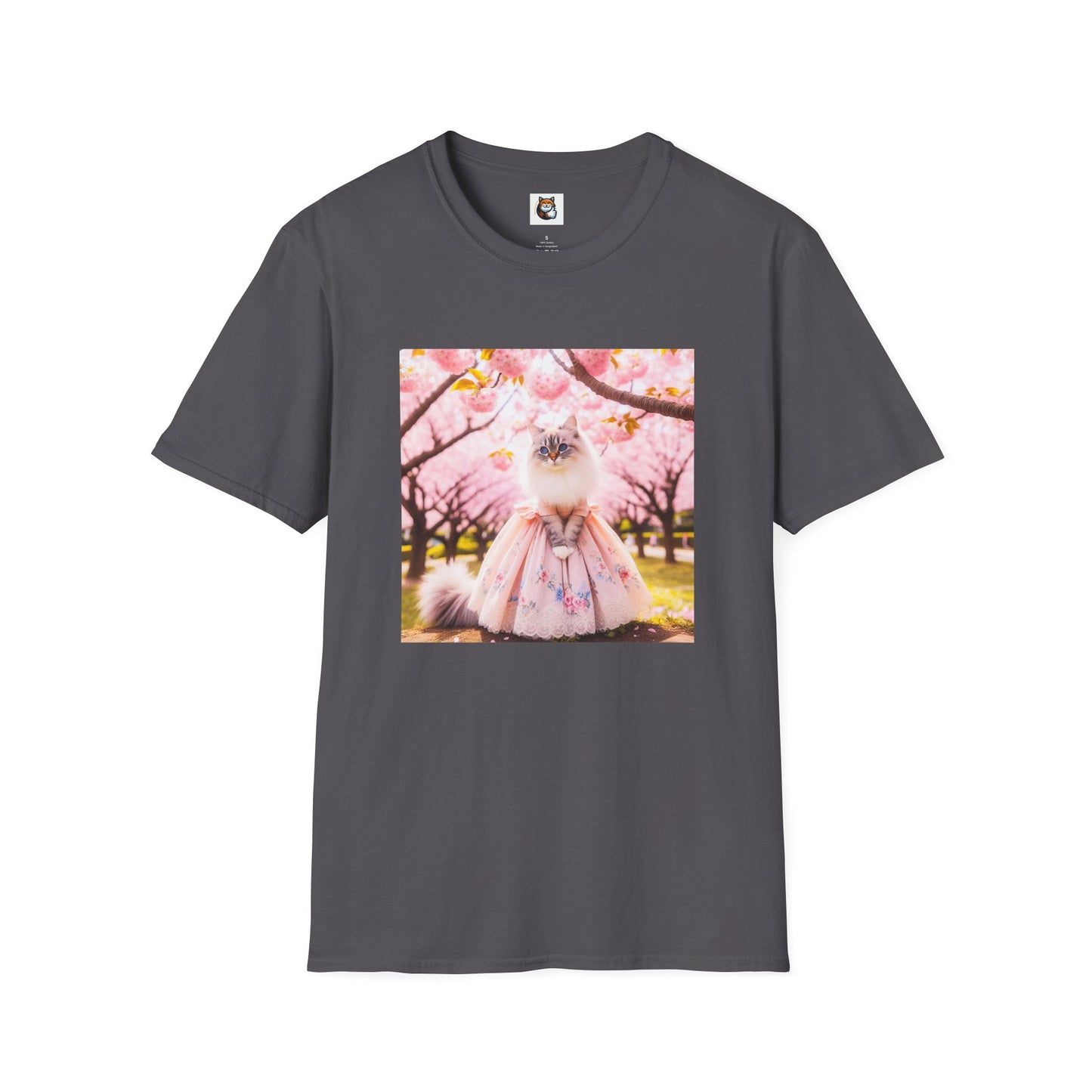 Siberian Cat pink dress shirt