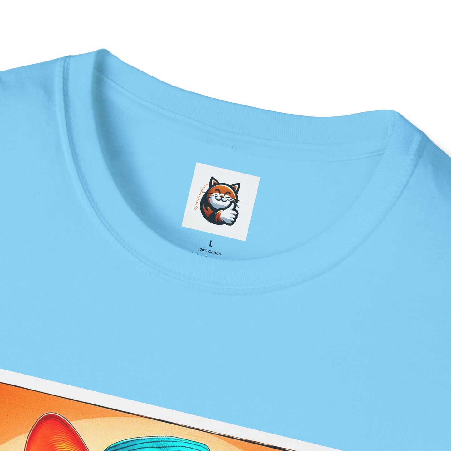 Abyssinian surfing Softstyle T-Shirt