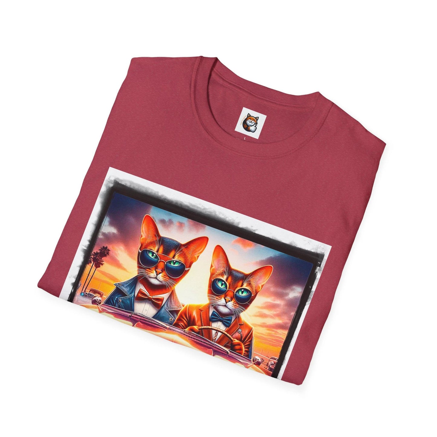 Wacky car driving Unisex Softstyle T-Shirt by Printify