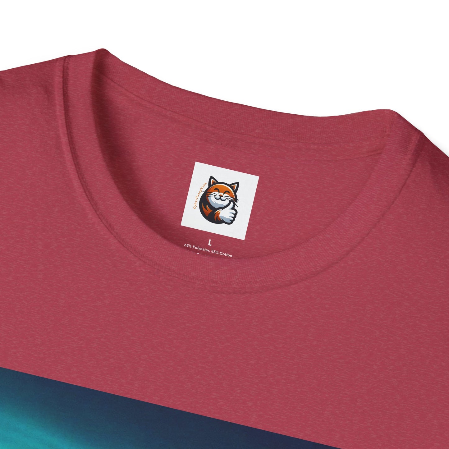 Wacky Persian Cat Unisex Softstyle T-Shirt