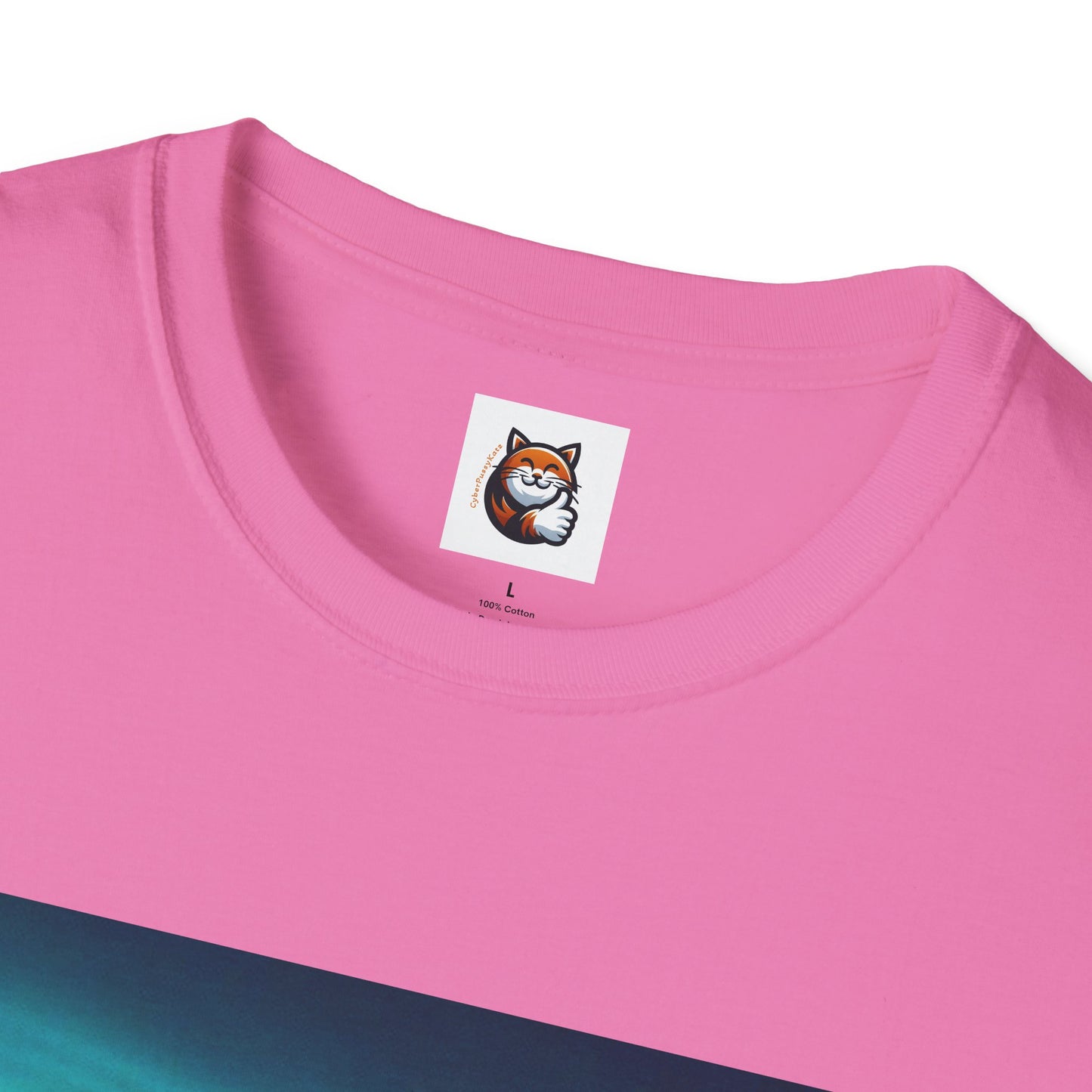 Wacky Persian Cat Unisex Softstyle T-Shirt