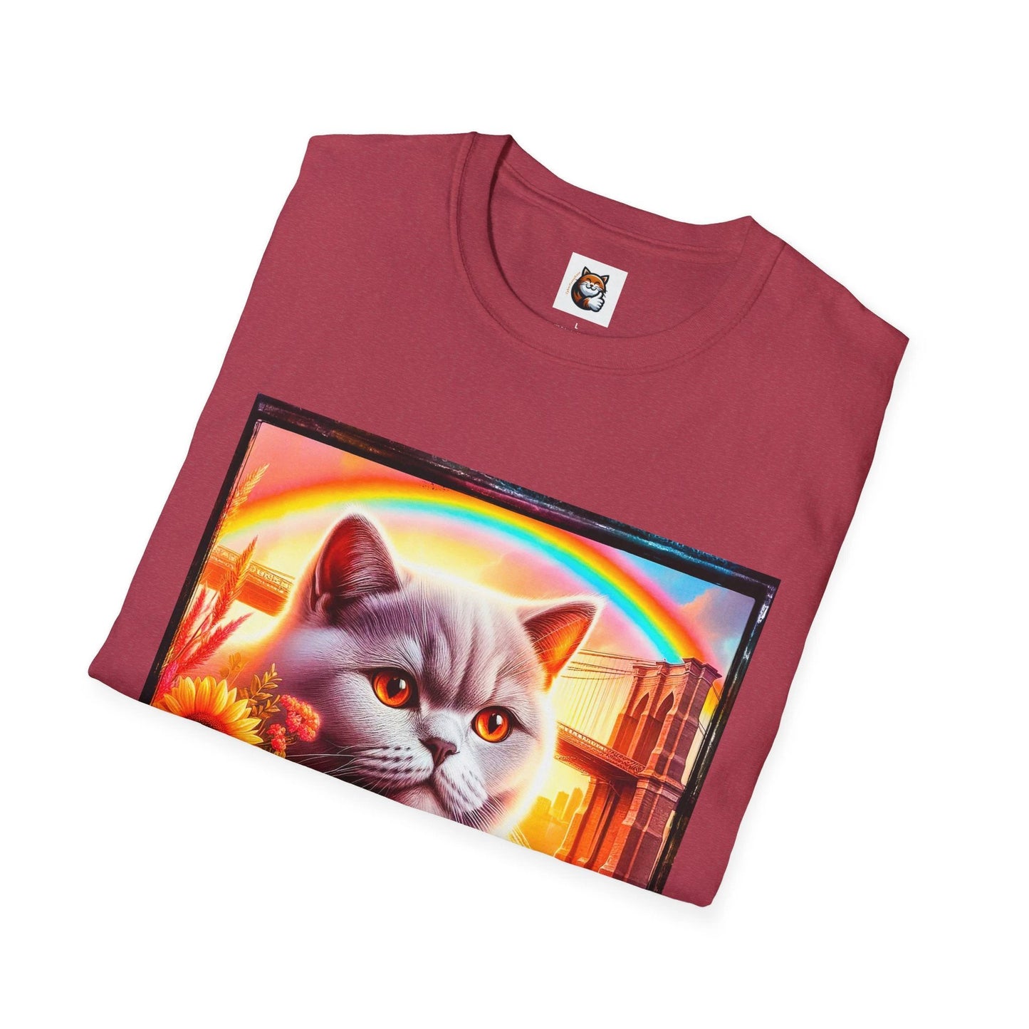 British Shorthair Unisex Softstyle T-Shirt by Printify