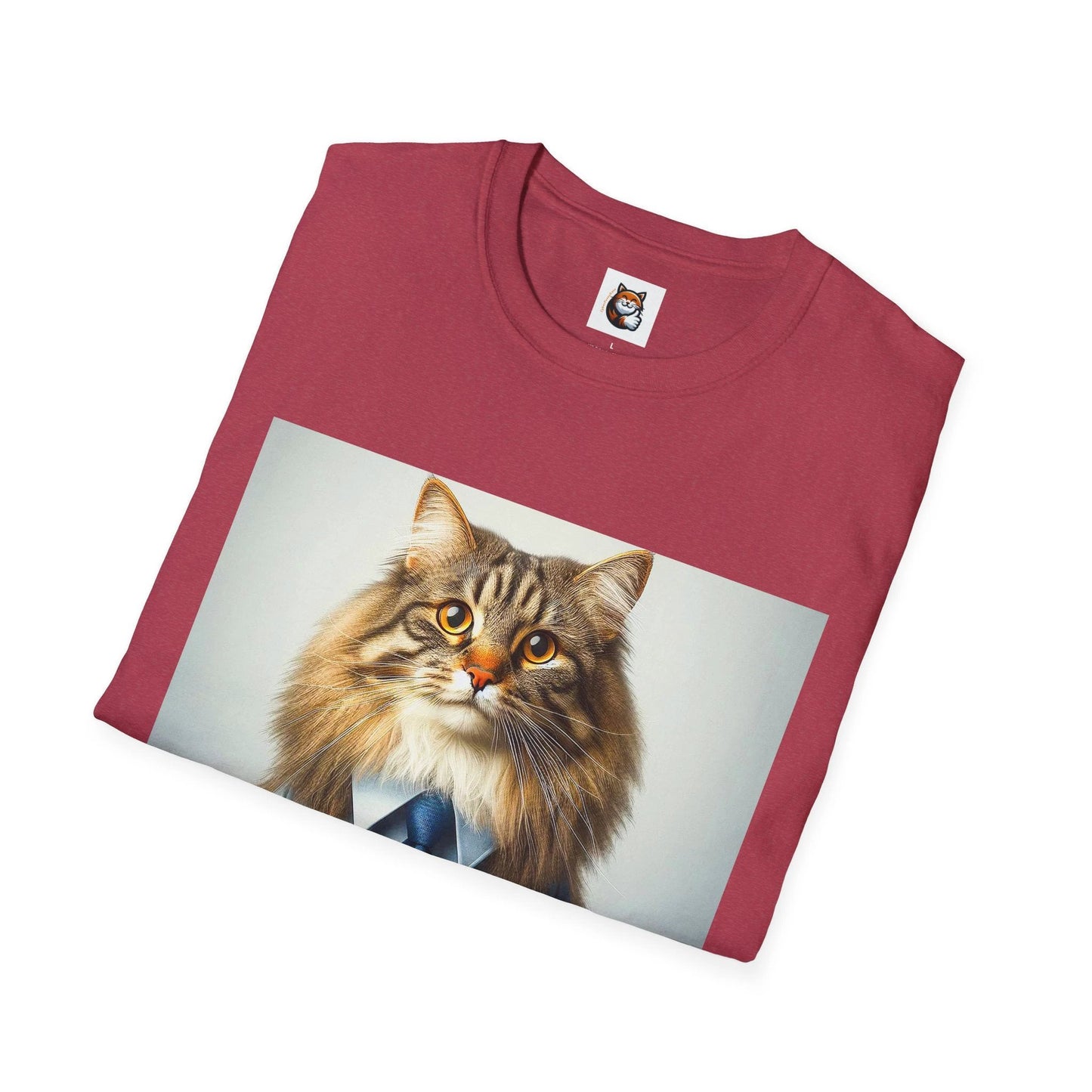 Norwegian Forest Cat Unisex Softstyle T-Shirt by Printify