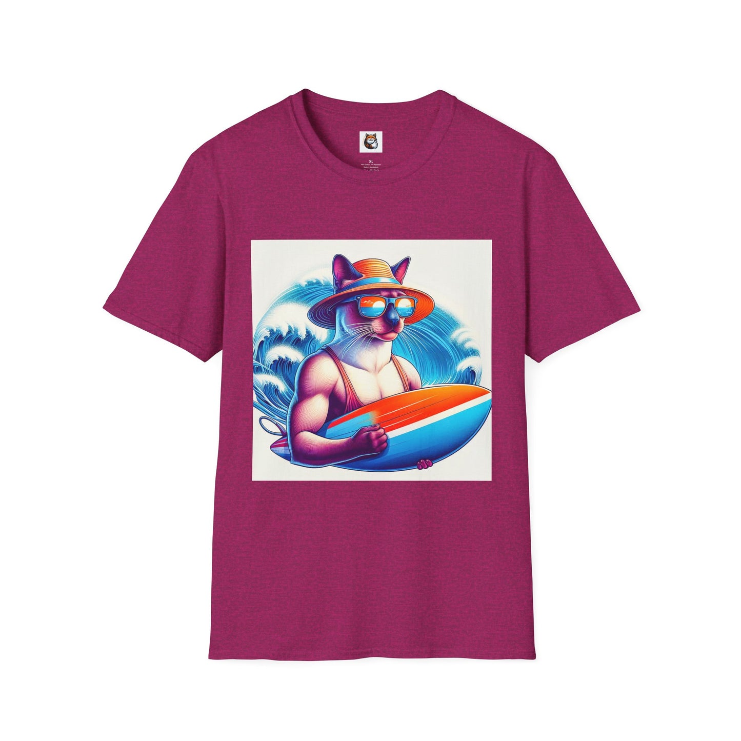 Siamese Cat surfing kitty