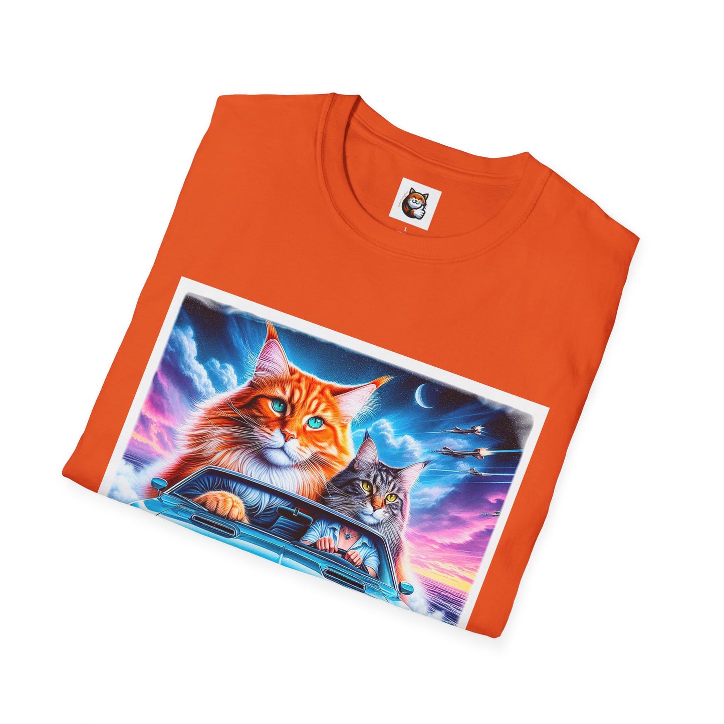 Wacky Maine Coon Unisex Softstyle T-Shirt