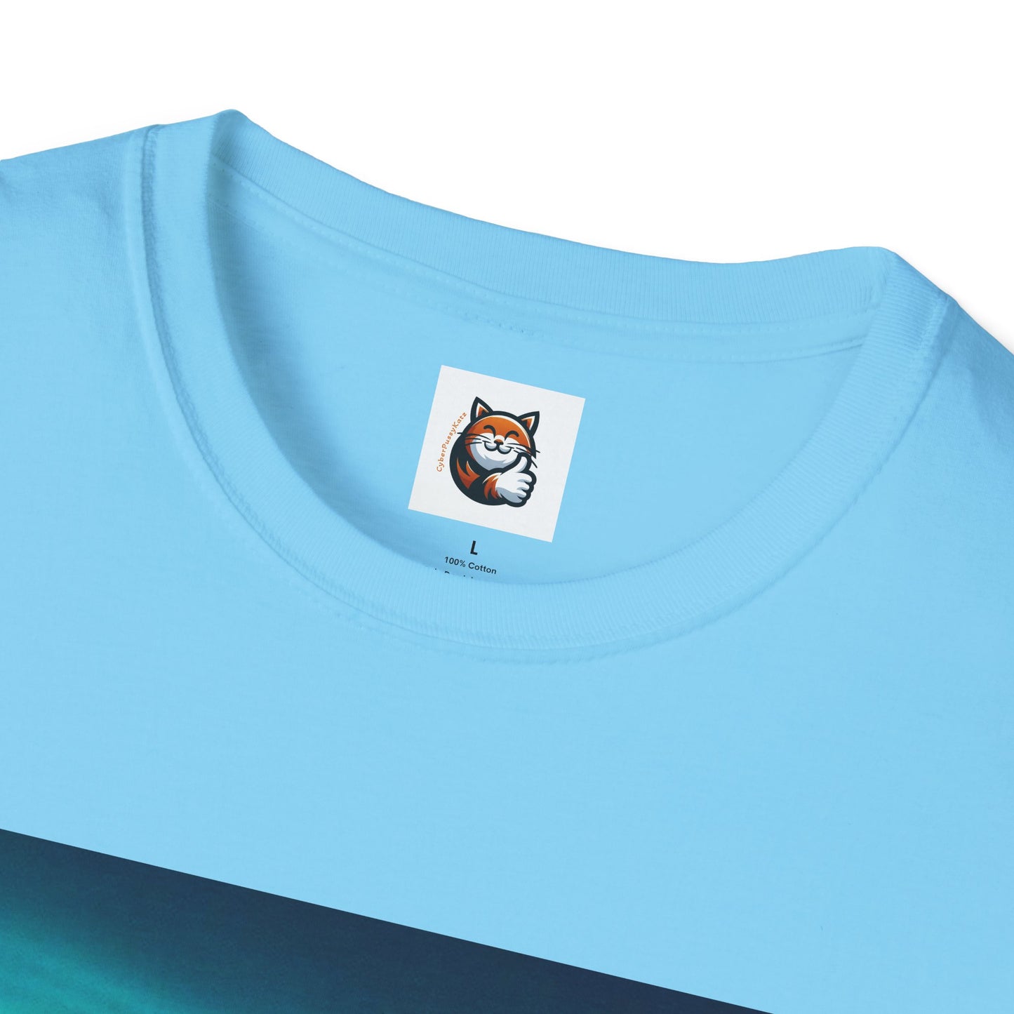 Wacky Persian Cat Unisex Softstyle T-Shirt