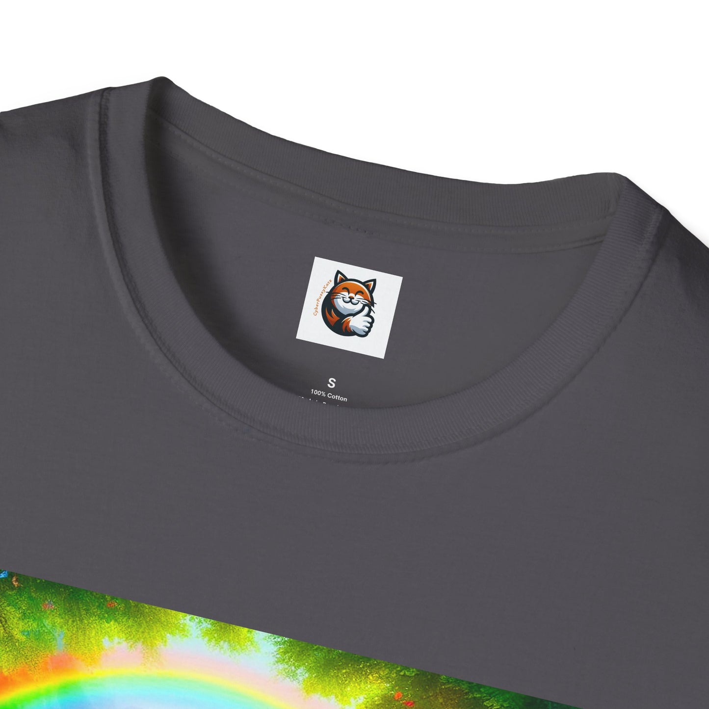 Siberian Cat pretty garden shirt