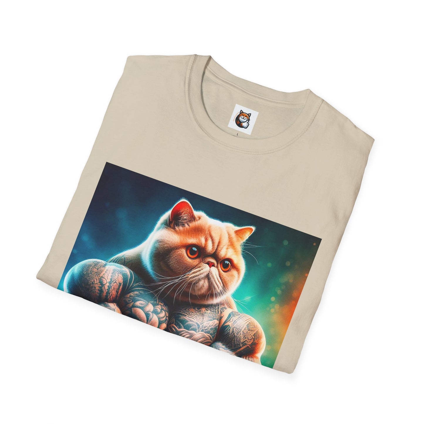 Exotic Shorthair Cat Unisex Softstyle T-Shirt