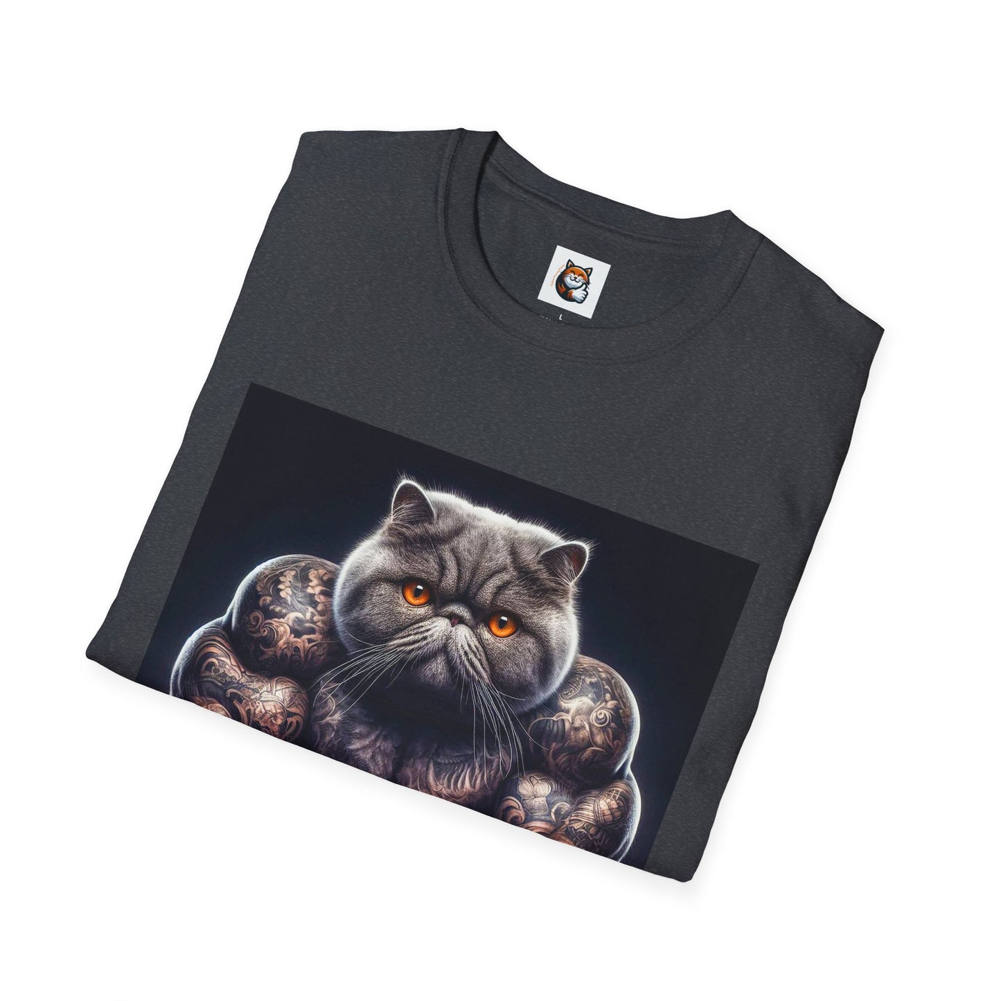 Exotic Shorthair Cat Unisex Softstyle T-Shirt