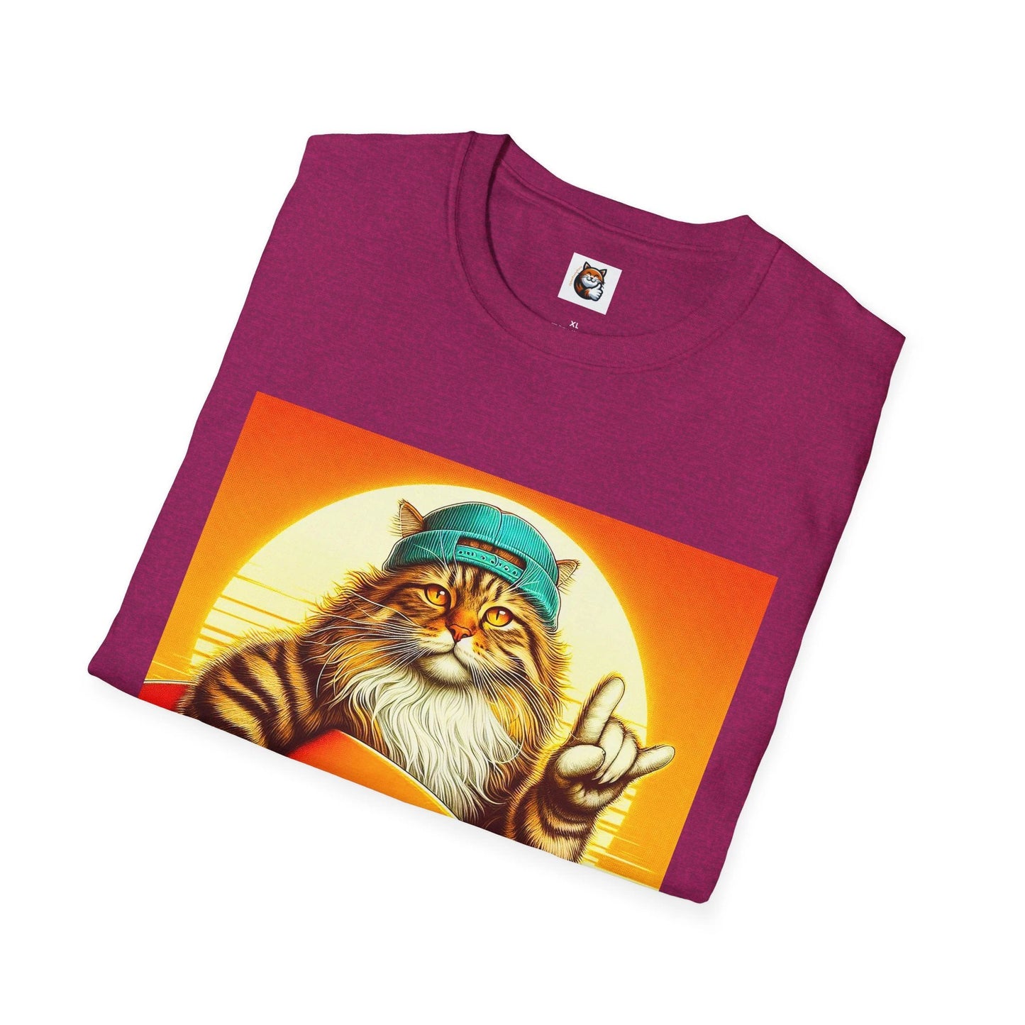 Siberian Cat surfer by Printify