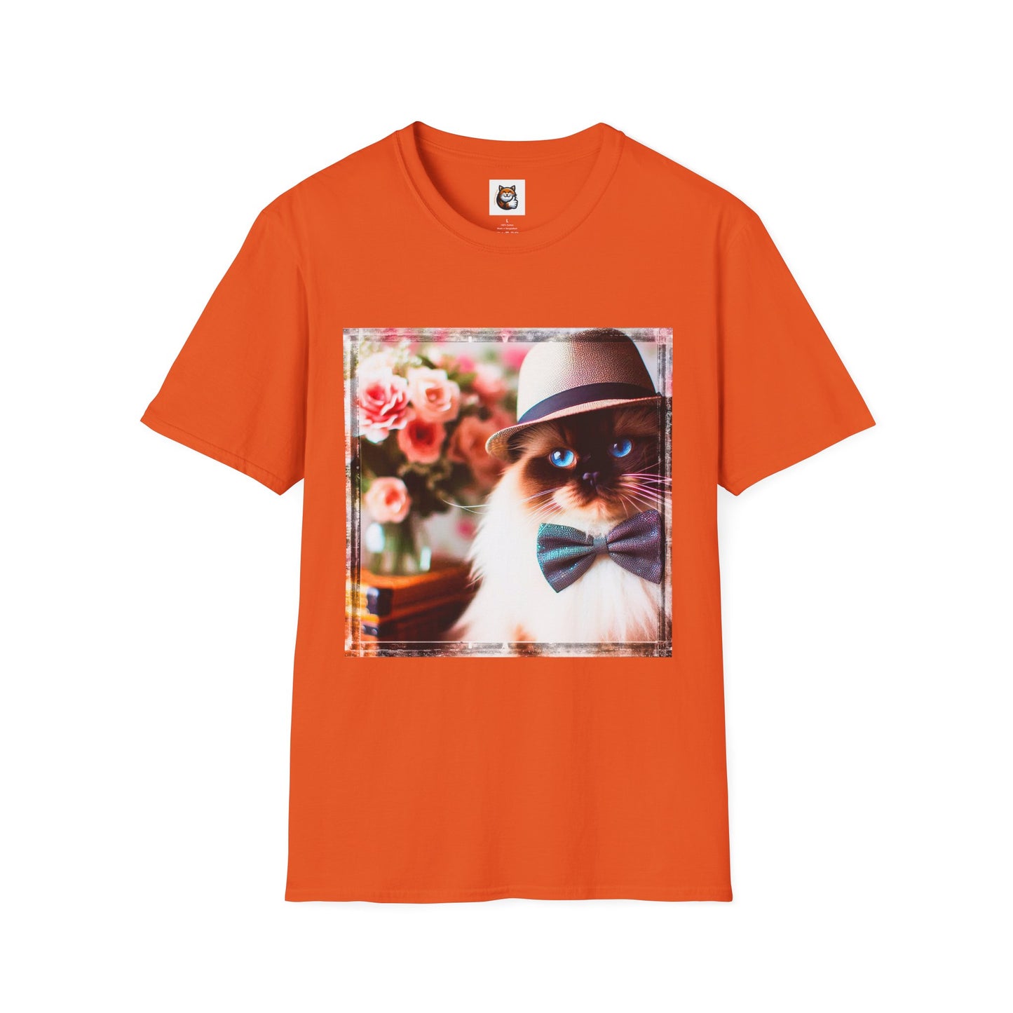 Ragdoll Unisex bow tie and hat T-Shirt