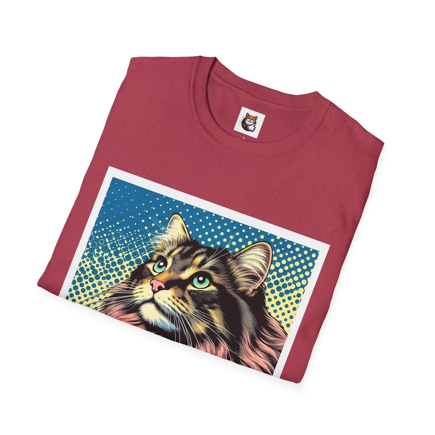 Norwegian Forest Cat Unisex Softstyle T-Shirt by Printify