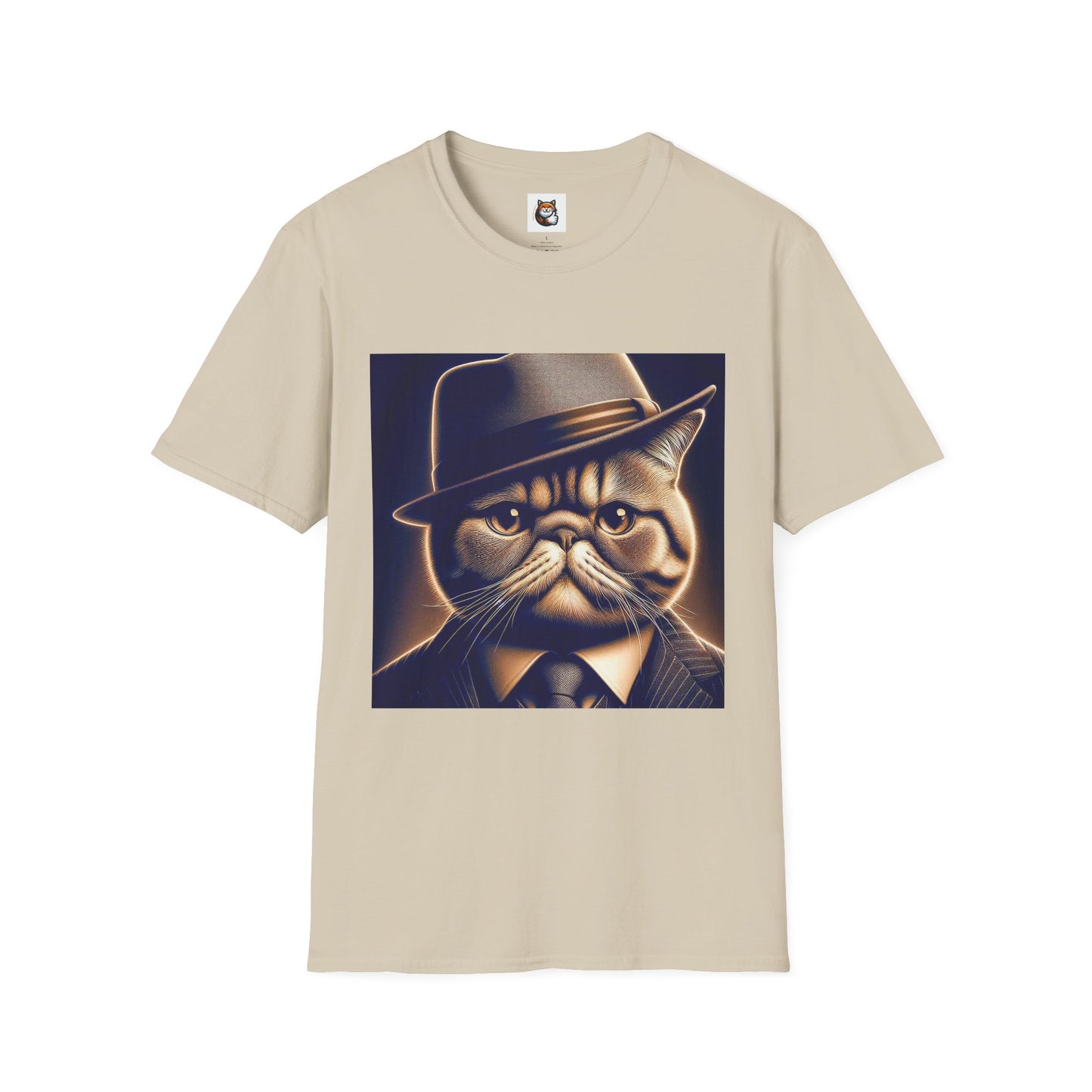 Exotic Shorthair Cat Unisex Softstyle T-Shirt