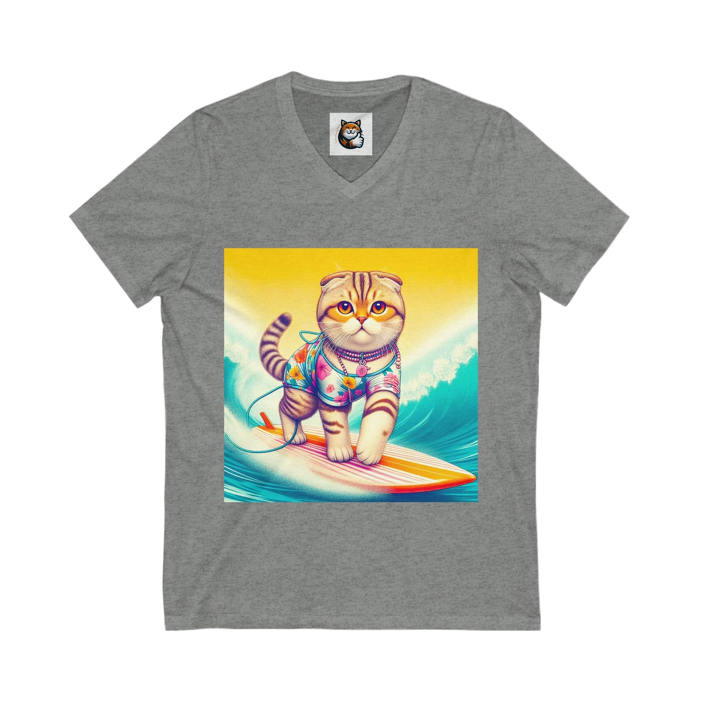 Scottish Fold pretty surfer tee