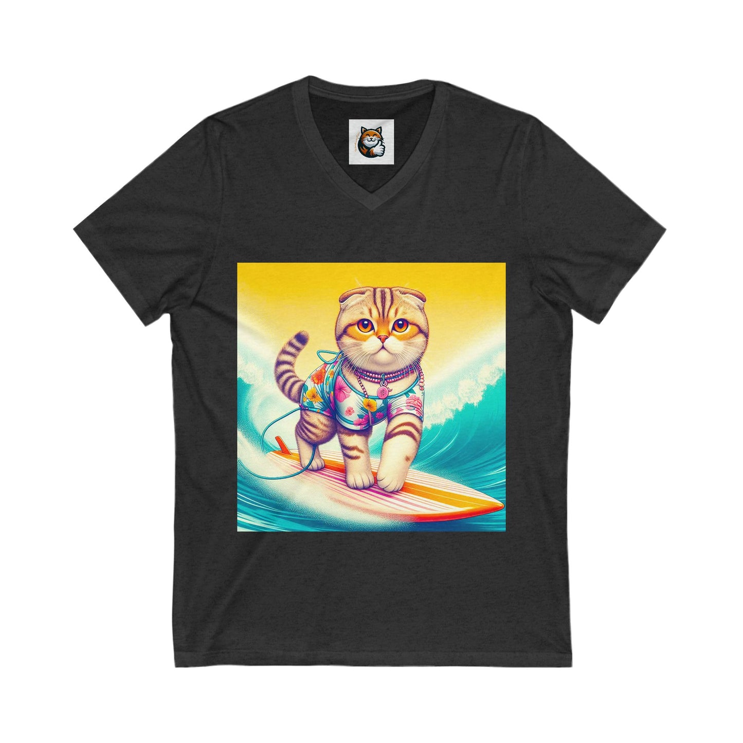 Scottish Fold pretty surfer tee