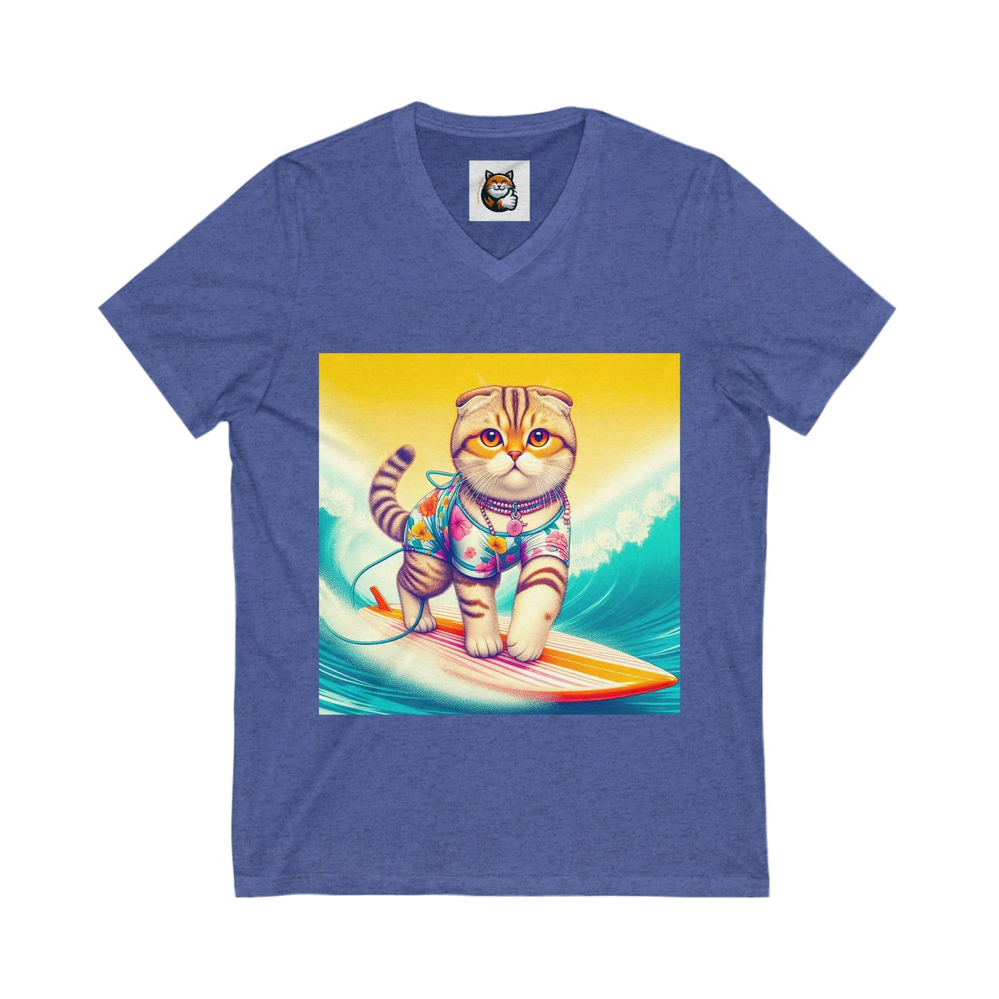 Scottish Fold pretty surfer tee