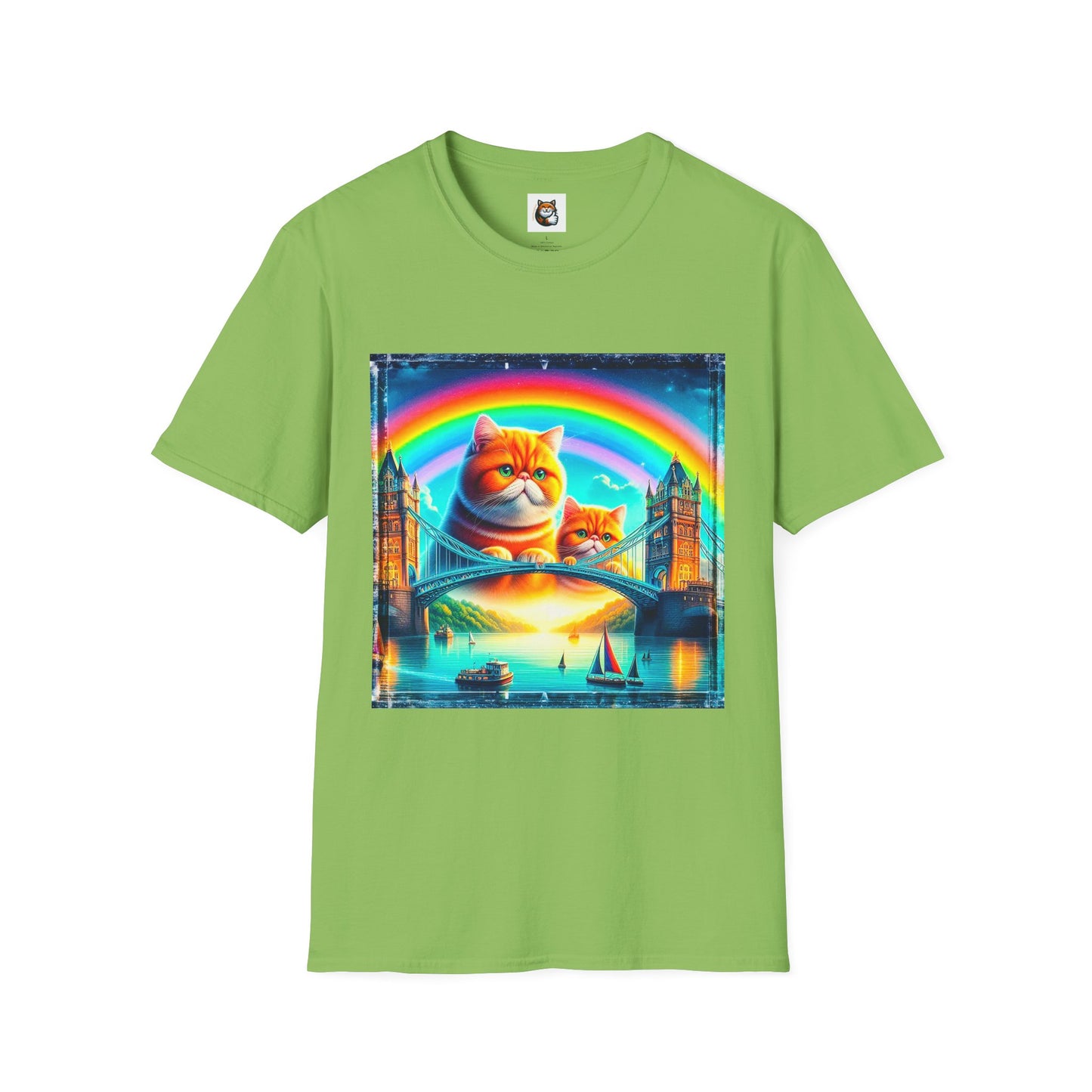 Exotic Shorthair Cat Unisex Softstyle T-Shirt