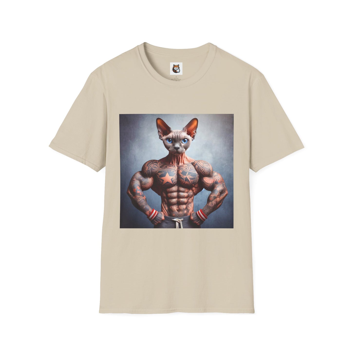 Devon Rex Cat Unisex Softstyle T-Shirt