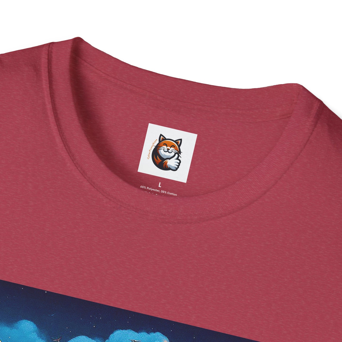 Wacky Russian Blue Cat cute couple driving T-Shirt
