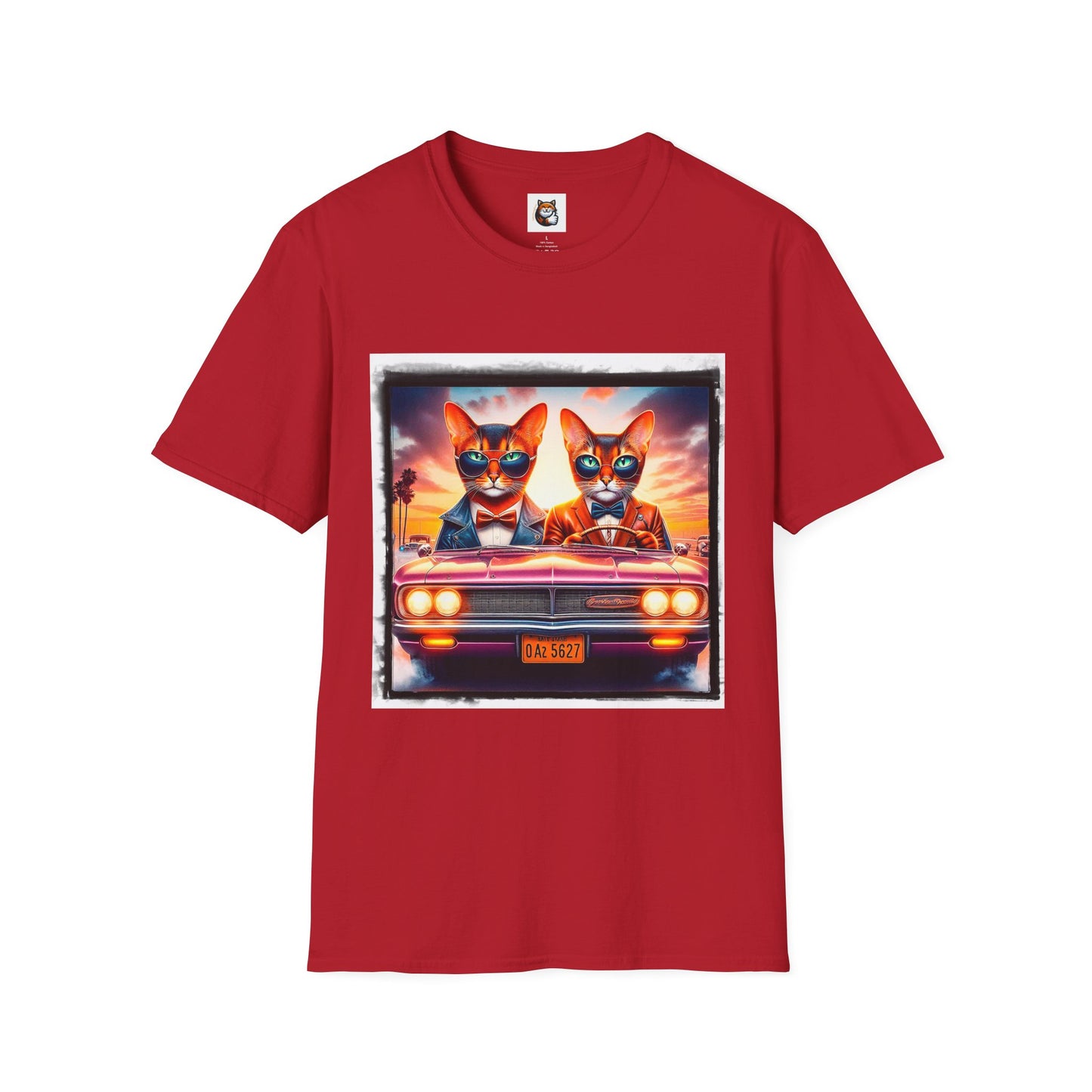 Wacky car driving Unisex Softstyle T-Shirt