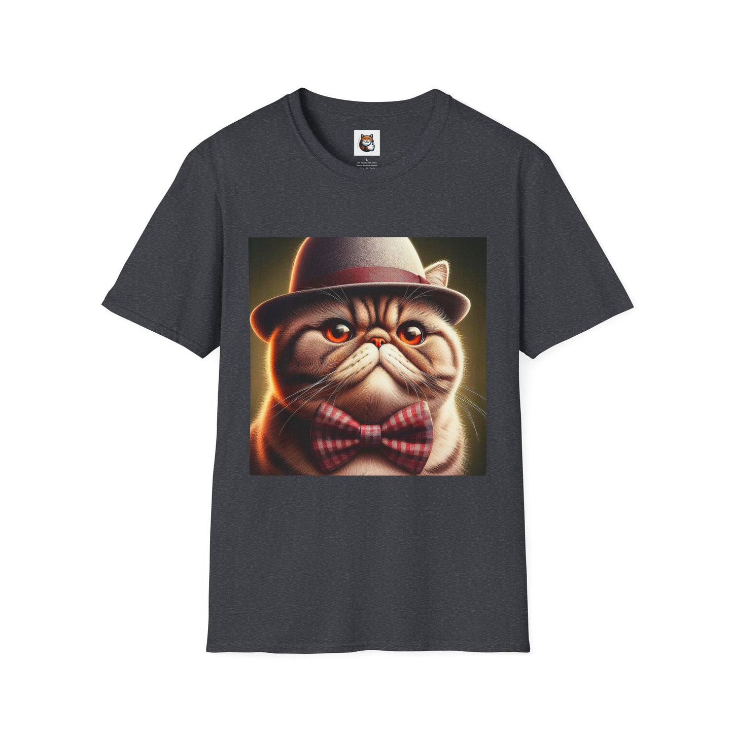Exotic Shorthair Cat Unisex Softstyle T-Shirt