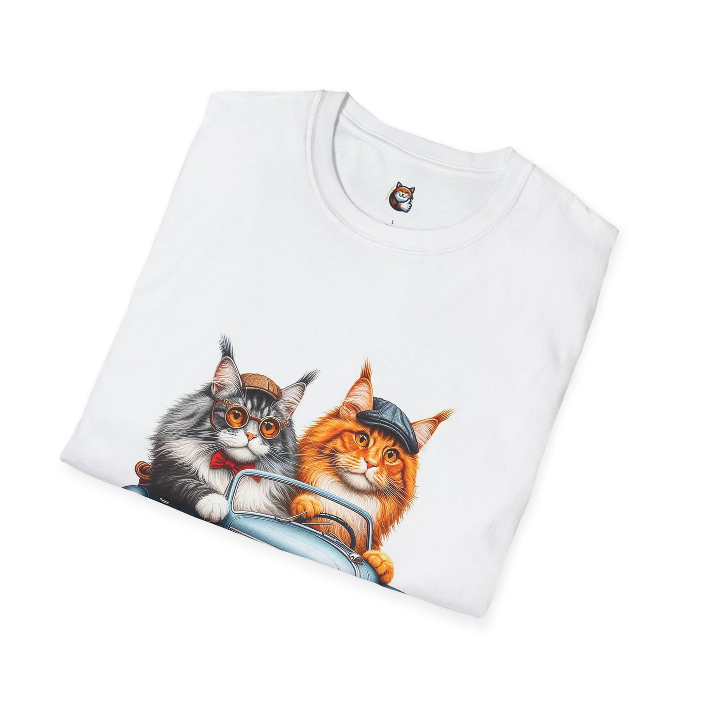 Wacky Maine Coon Unisex Softstyle T-Shirt