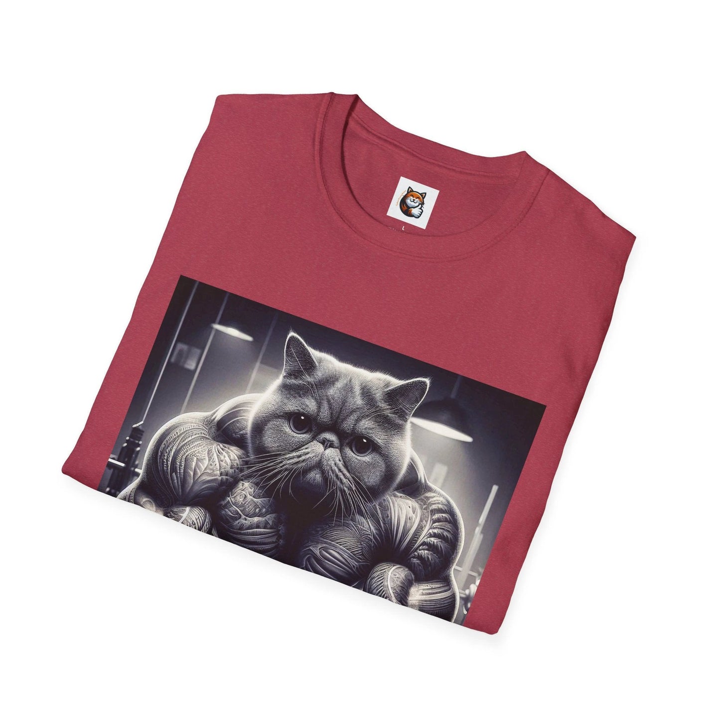 Exotic Shorthair Cat Unisex Softstyle T-Shirt by Printify