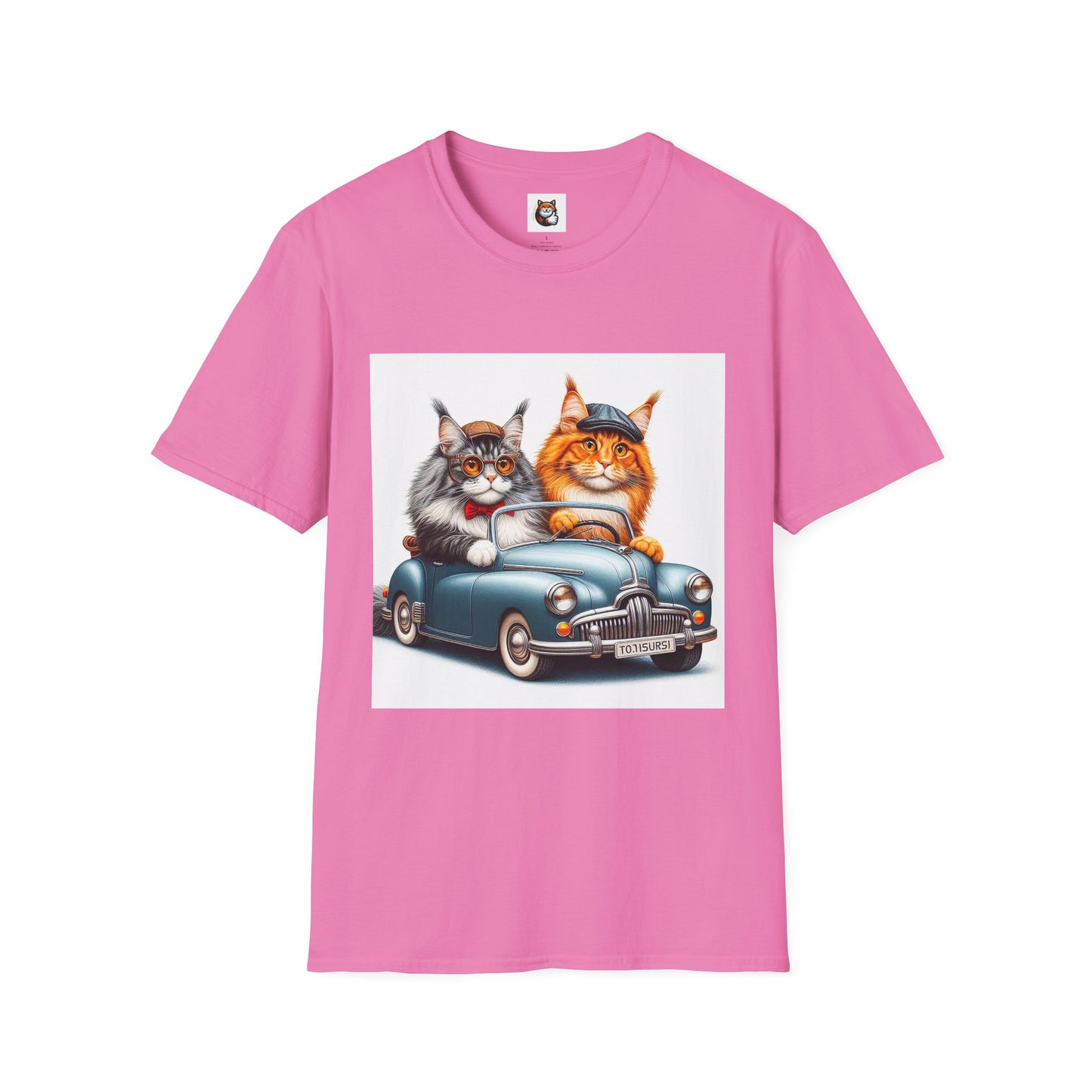Wacky Maine Coon Unisex Softstyle T-Shirt