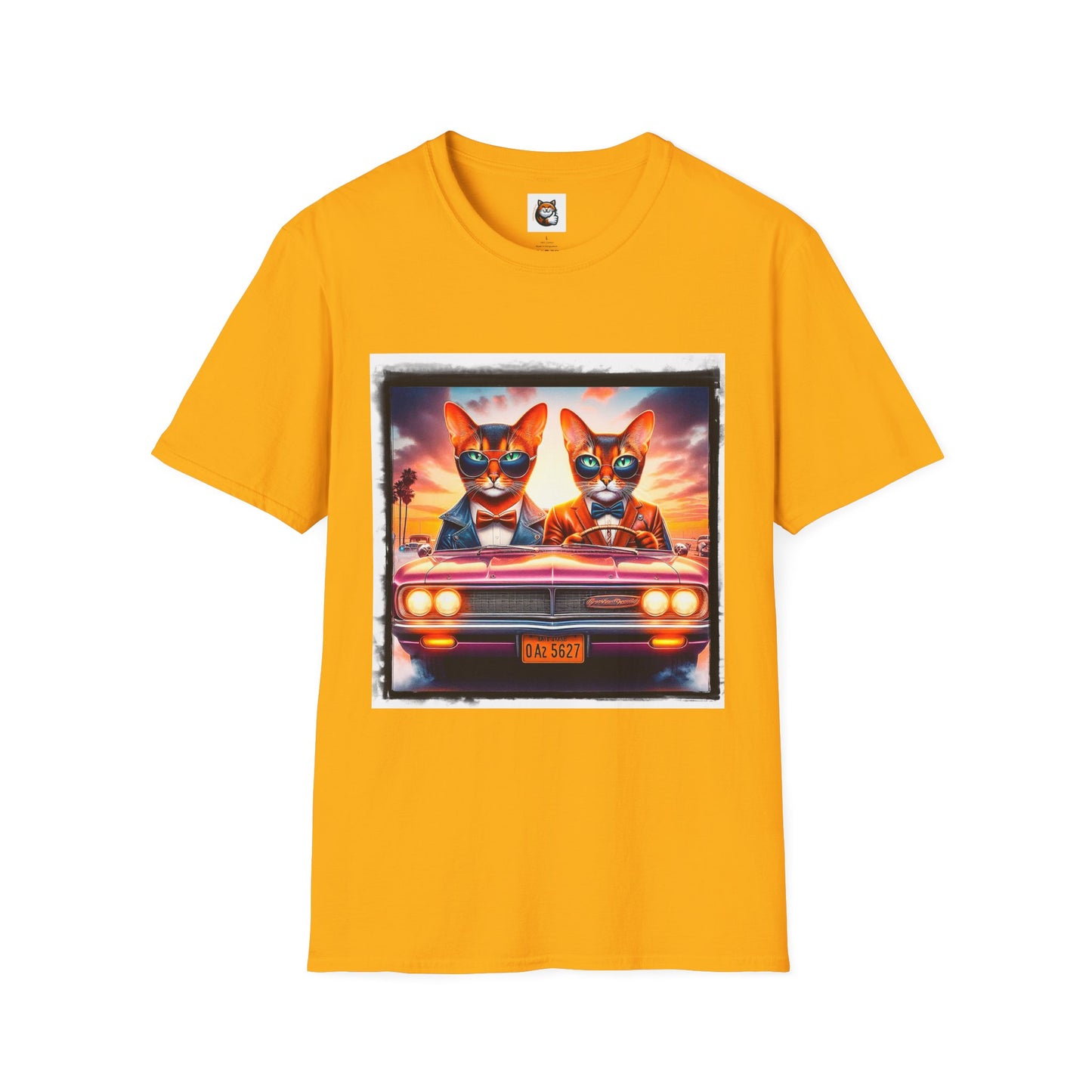 Wacky car driving Unisex Softstyle T-Shirt