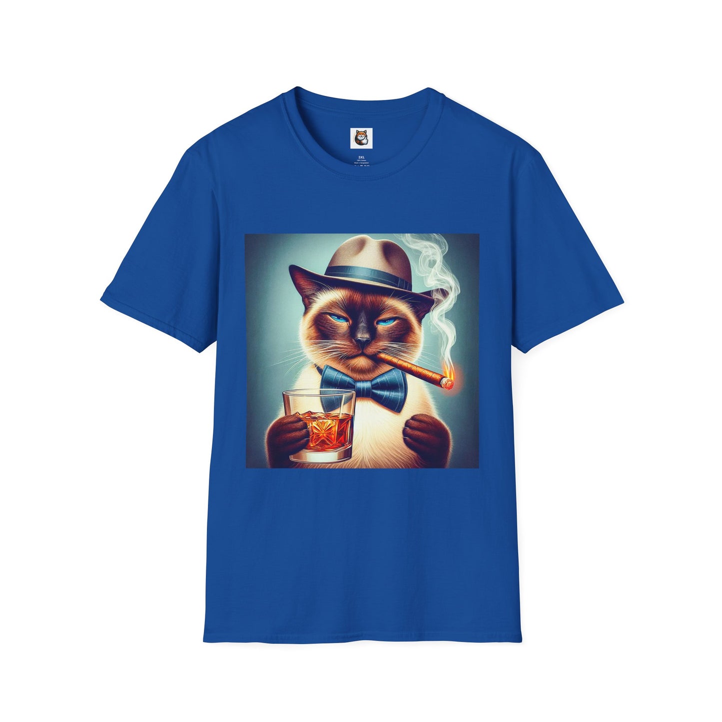 Siamese Cat smoking shirt