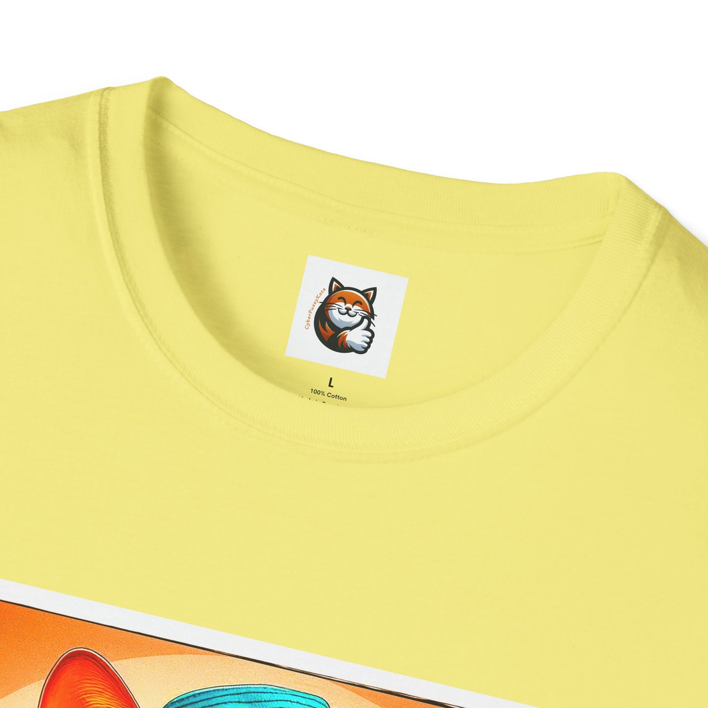Abyssinian surfing Softstyle T-Shirt