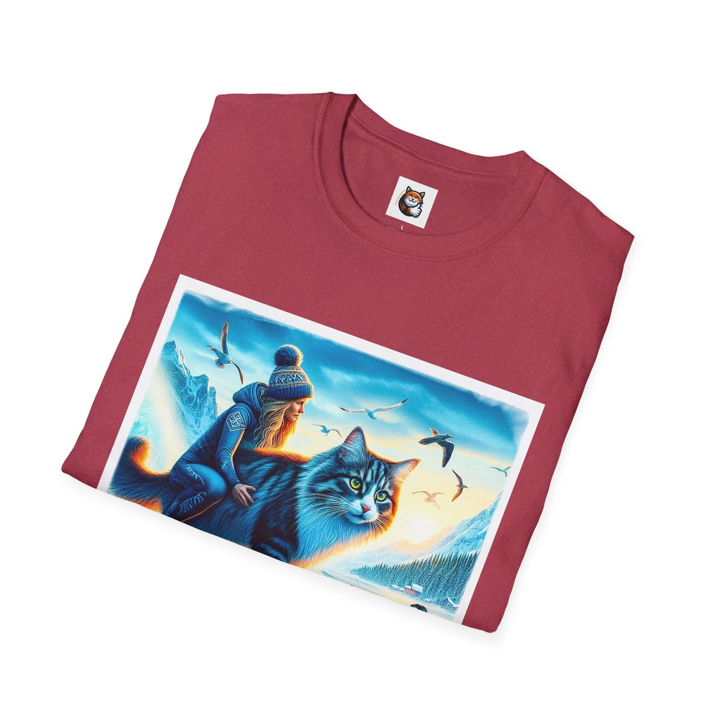 Norwegian Forest Cat Unisex Softstyle T-Shirt by Printify