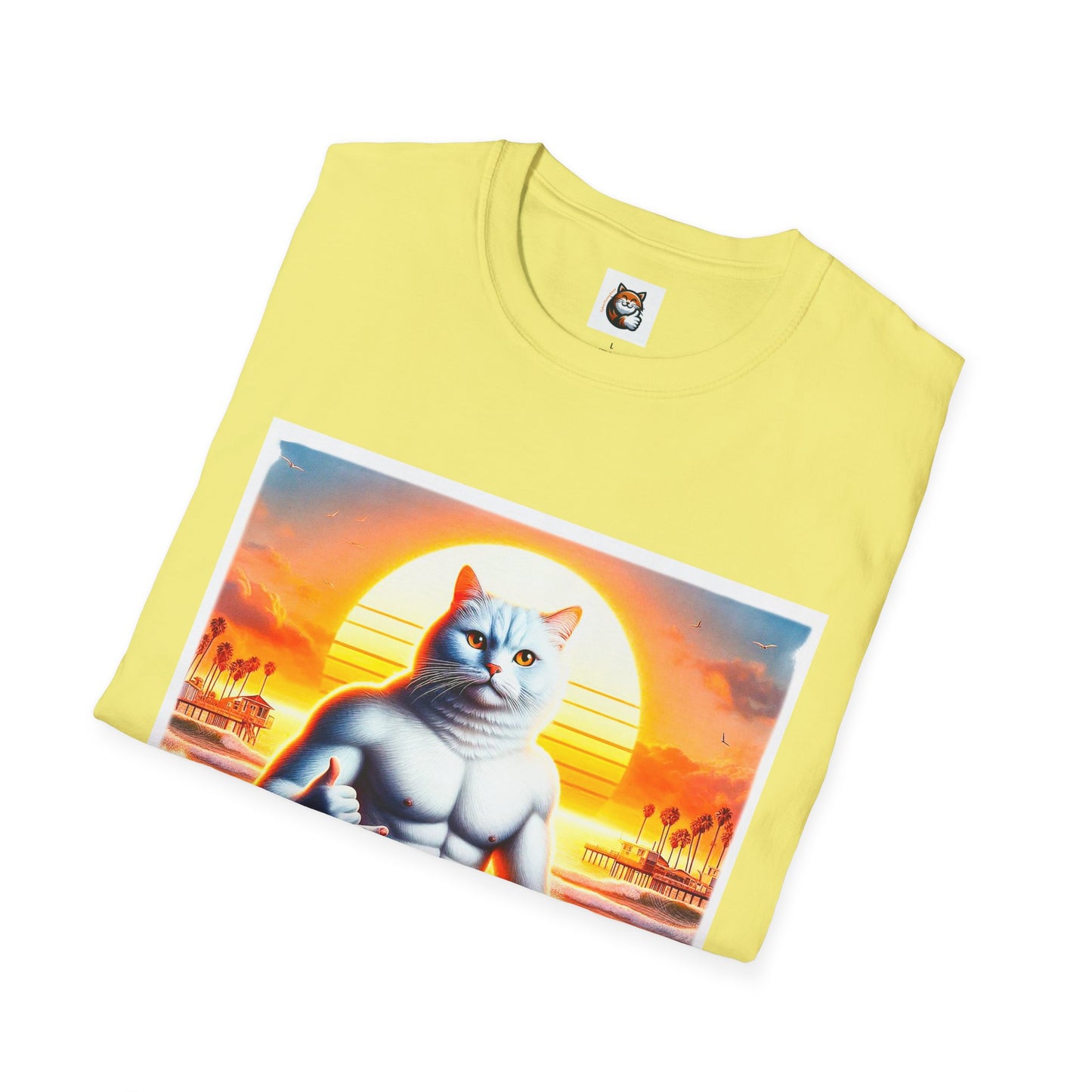 Domestic Cat Unisex Softstyle T-Shirt