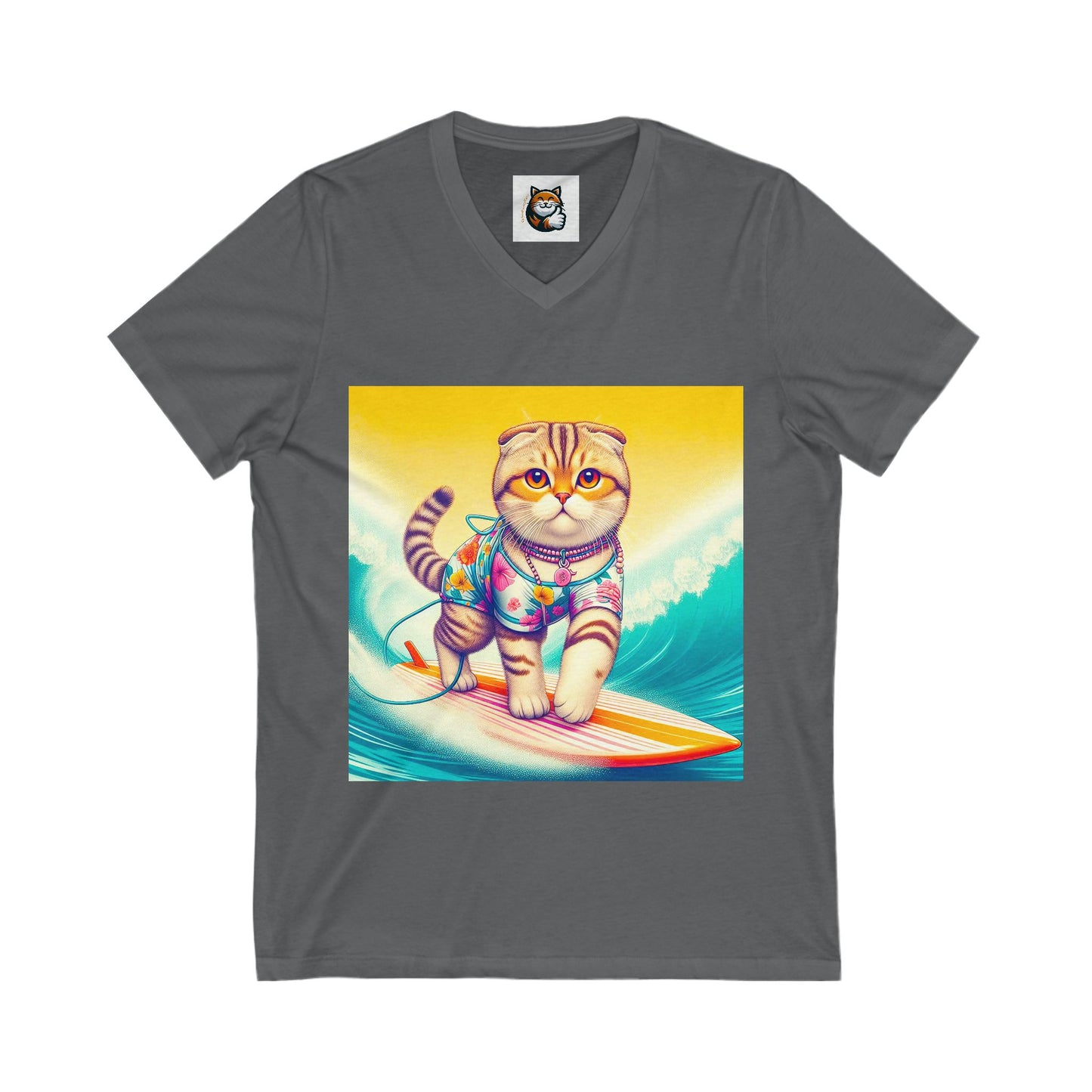 Scottish Fold pretty surfer tee