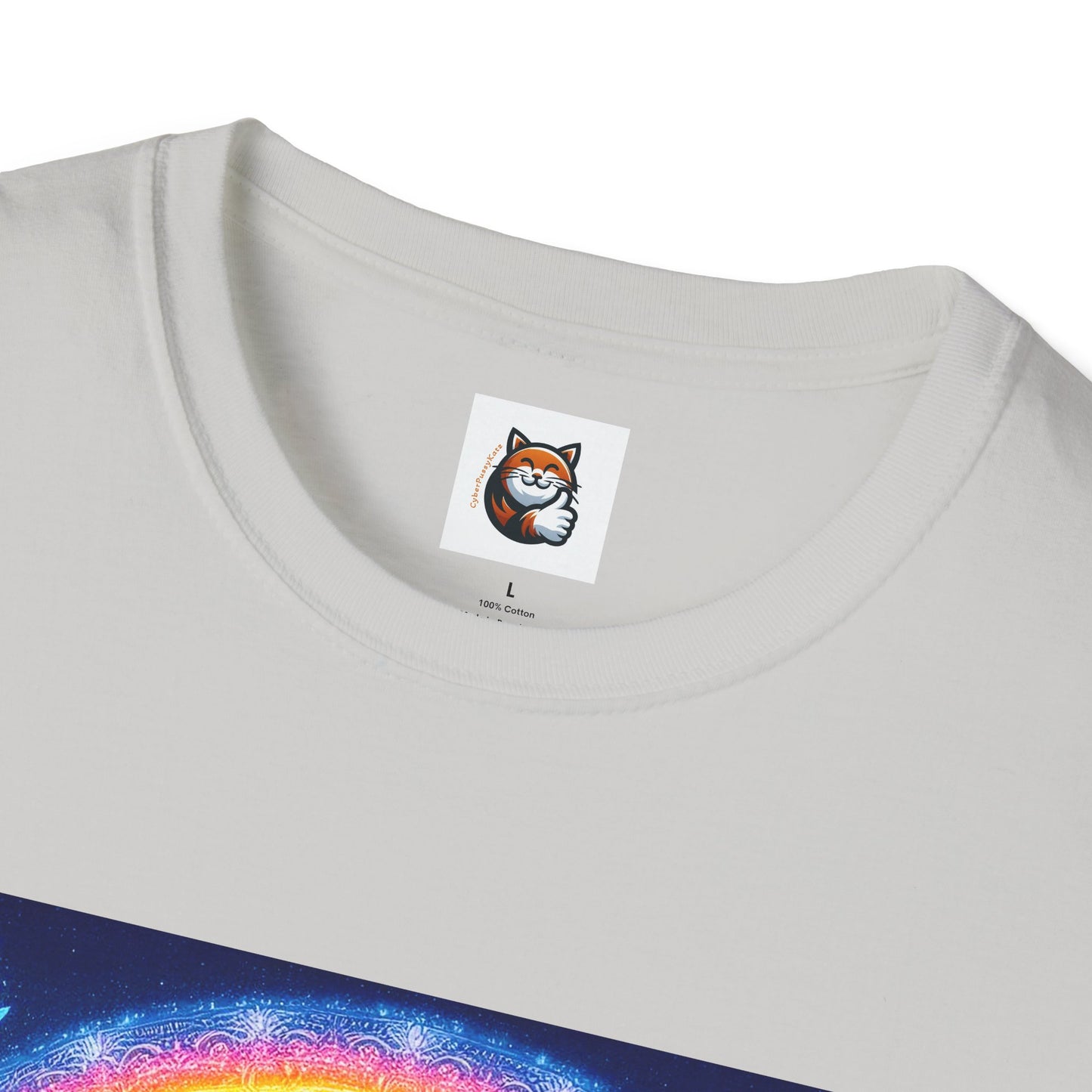 Russian Blue Cat rainbow T-Shirt